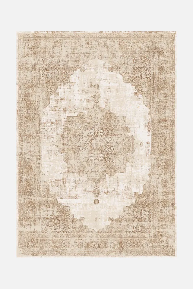 teppana-helia-sand-teppich-waschbar-beige-natur-boho image 1