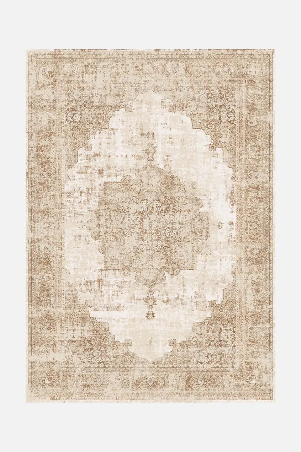 teppana-helia-sand-teppich-waschbar-beige-natur-boho image 1