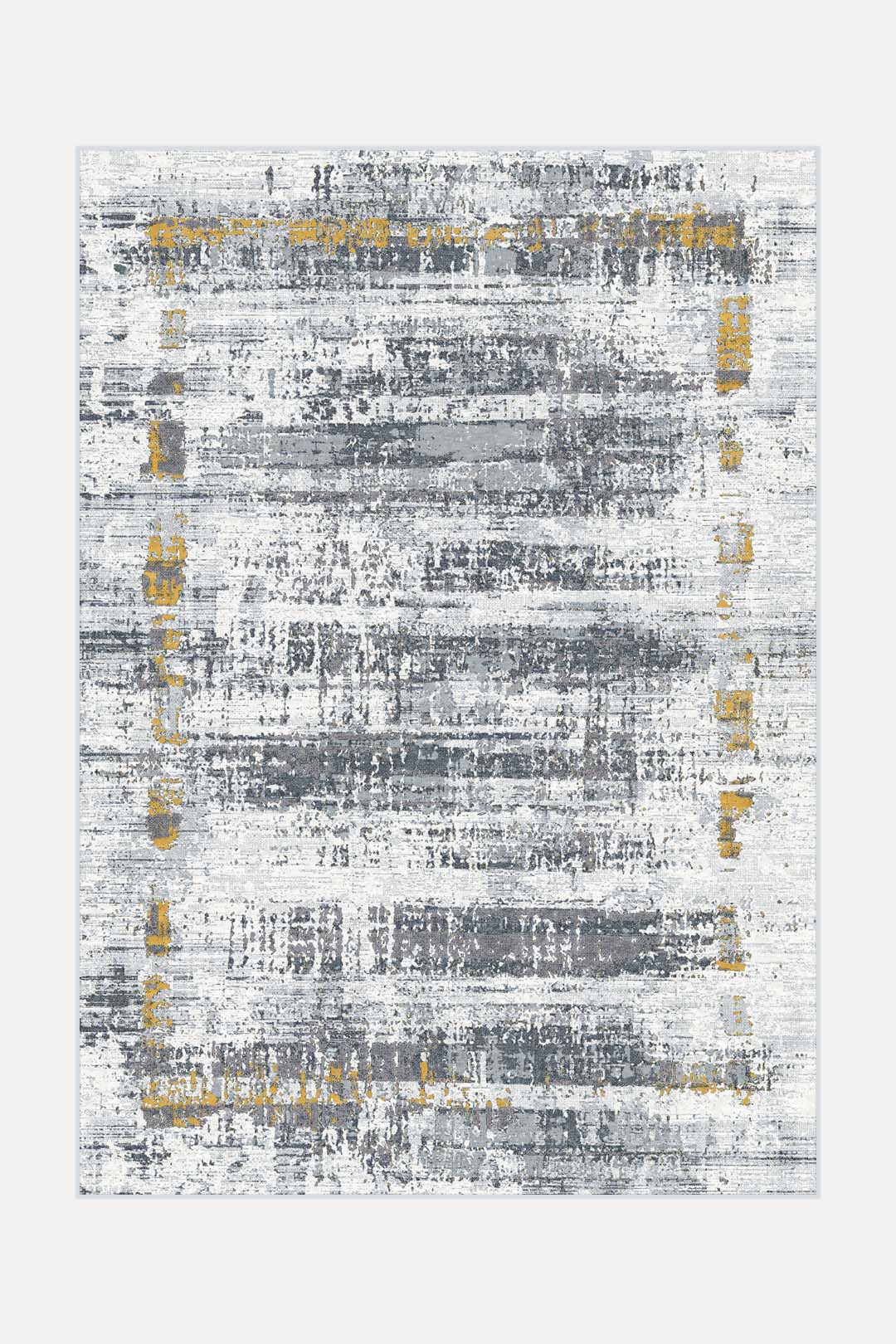 teppana-neyla-gold-teppich-waschbar-gelb-orange-grau image 1