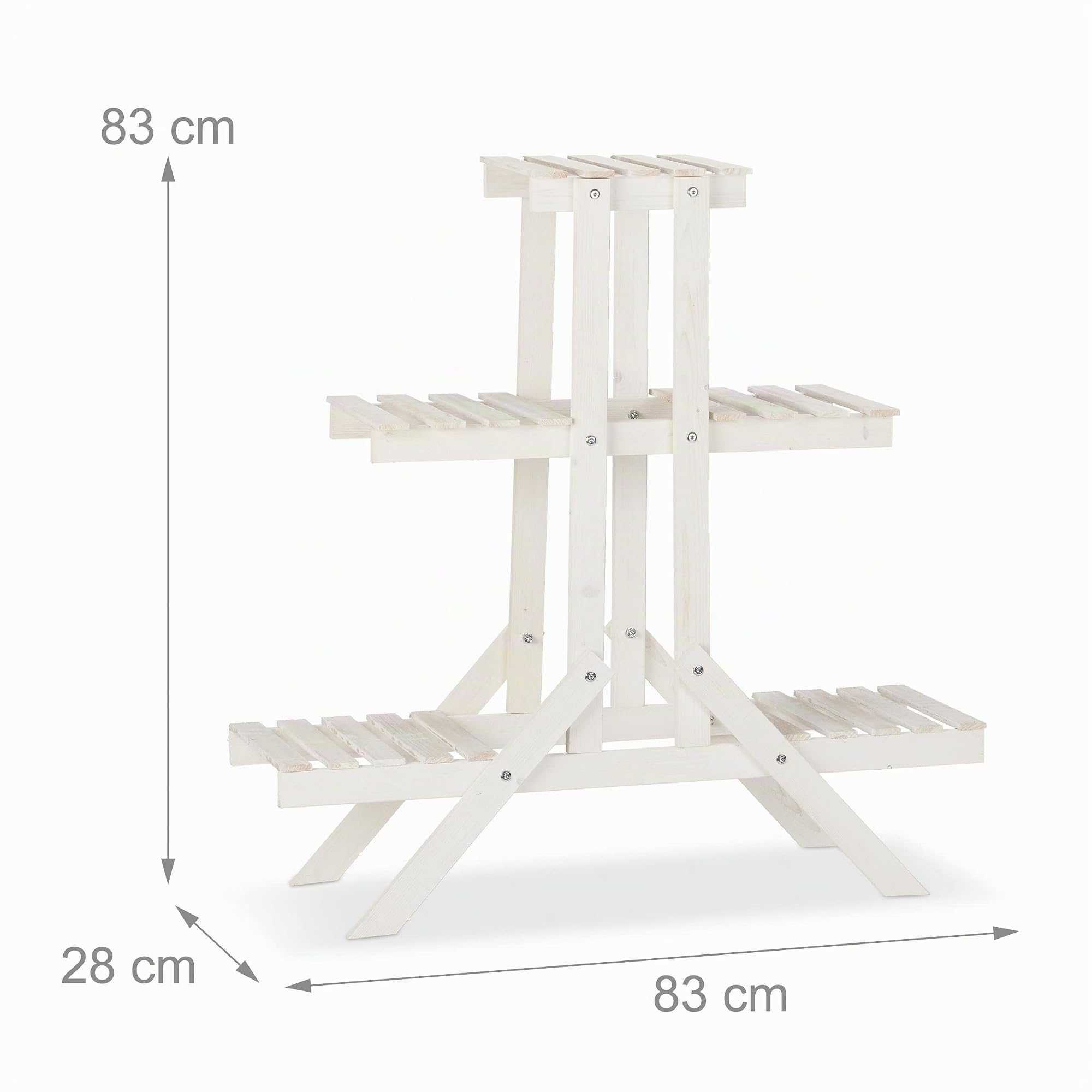 relaxdays-blumentreppe-holz-3-stufen-5-ablagen-83-x-83-x-28-cm-wei image 4