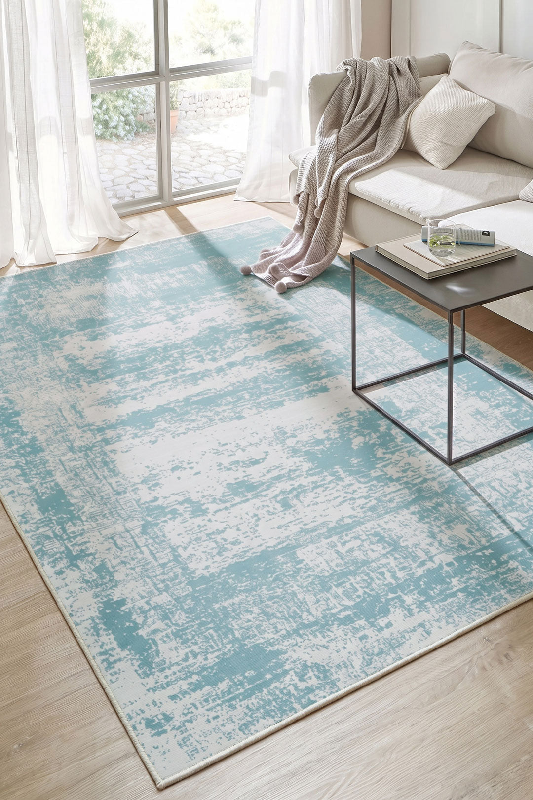 teppana-irma-himmelblau-teppich-waschbar image 4