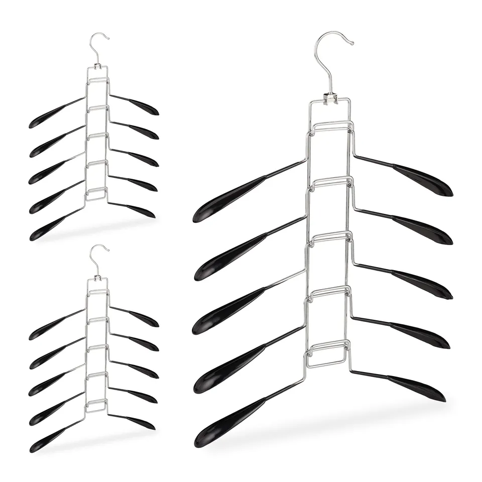 relaxdays-mehrlagiger-kleiderb-gel-3er-set-5-b-gel-schwarz-58x40-5x3-5-cm image 1