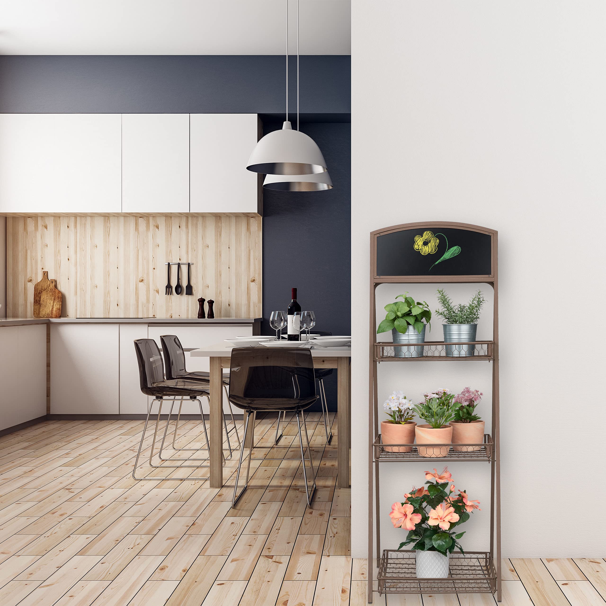 relaxdays-blumentreppe-metall-3-stufig-119x41x44-cm-braun image 5
