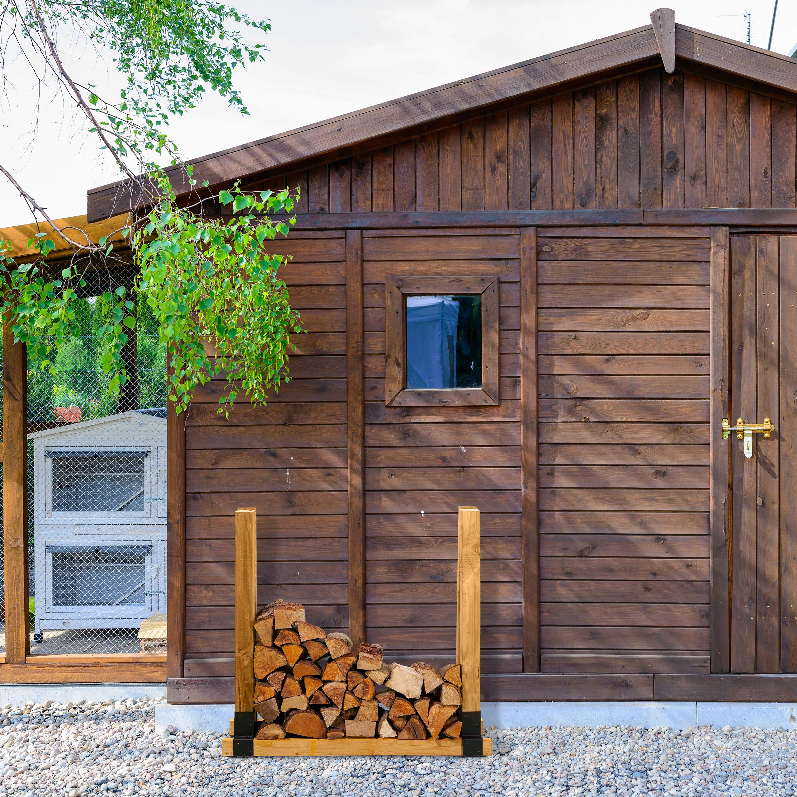 relaxdays-holzstapelhilfe-2er-set-schwarz-holzunterstand-16x34x10-cm image 2