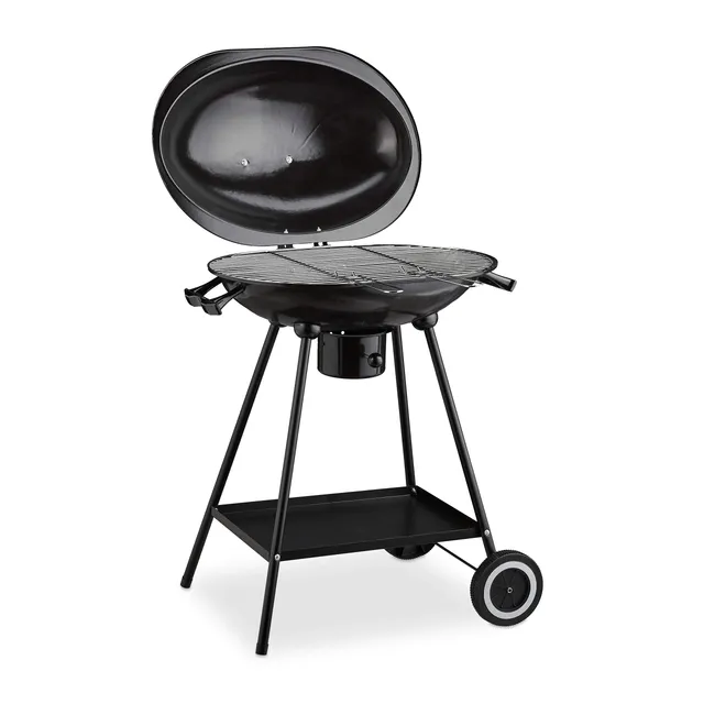 relaxdays-holzkohlegrill-kugelgrill-mit-deckel-ablage-und-aschetopf-90x65x55-cm image 1