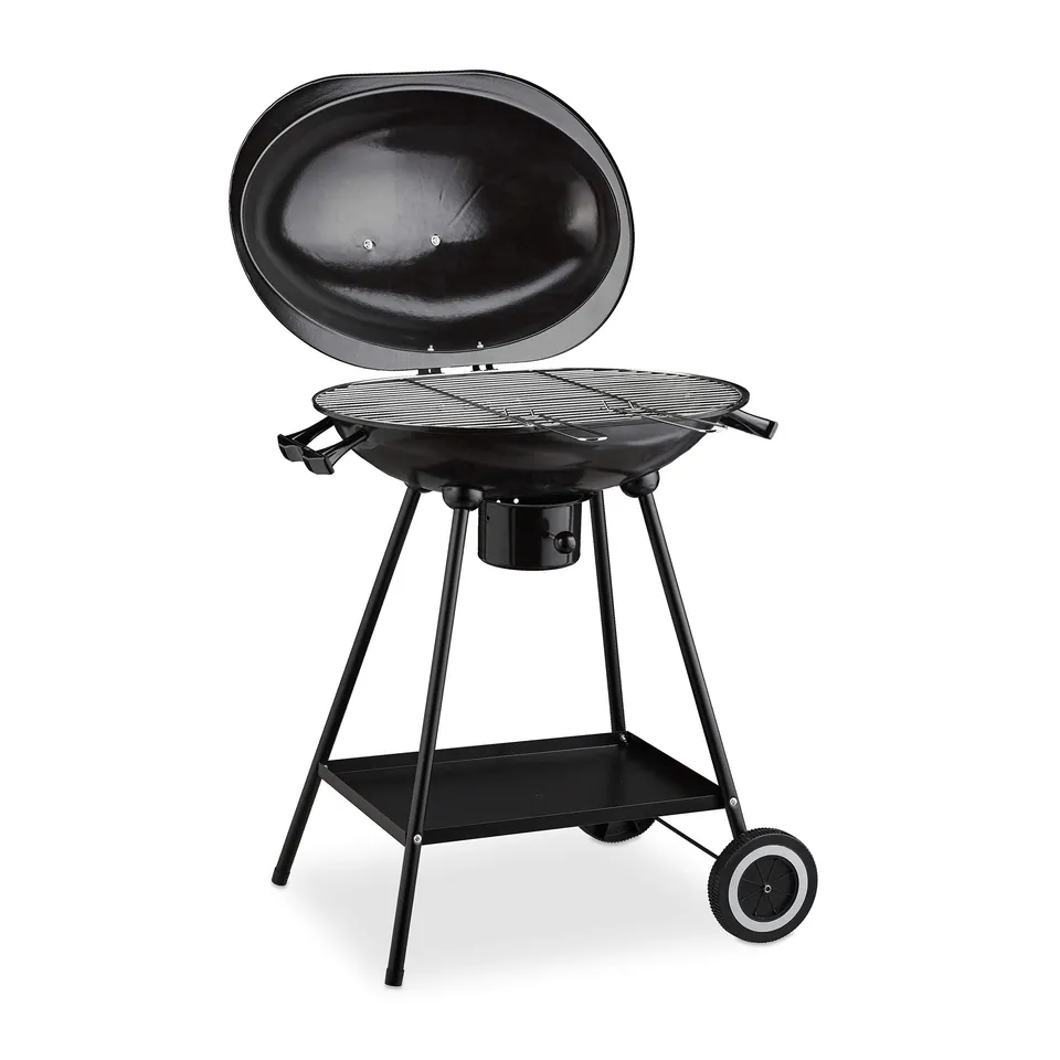 relaxdays-holzkohlegrill-kugelgrill-mit-deckel-ablage-und-aschetopf-90x65x55-cm image 1