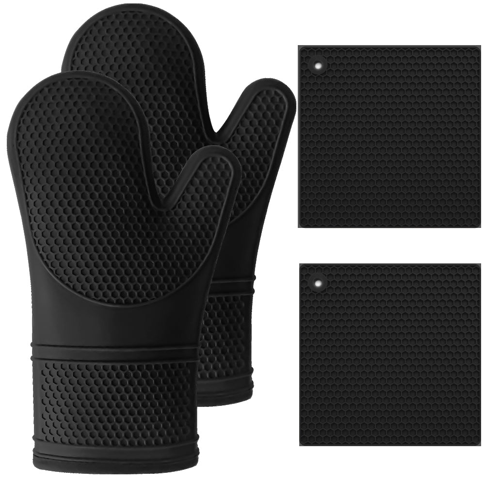 gorilla-grip-silicone-ofenhandschuh-mit-untersetzer-set image 3