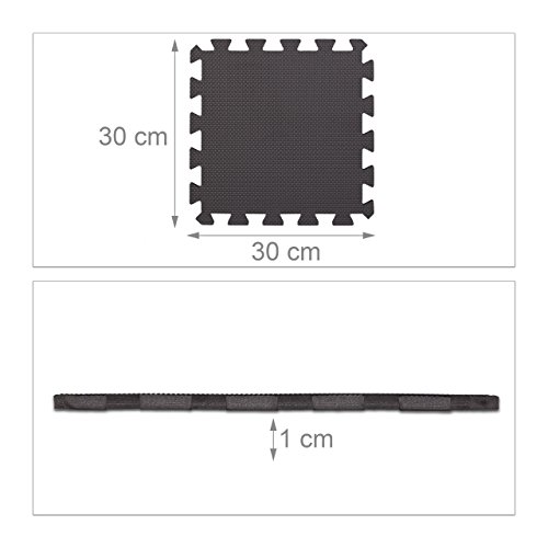 relaxdays-bodenschutzmatte-24er-set-schwarz-30x30-cm-2-1-m image 6