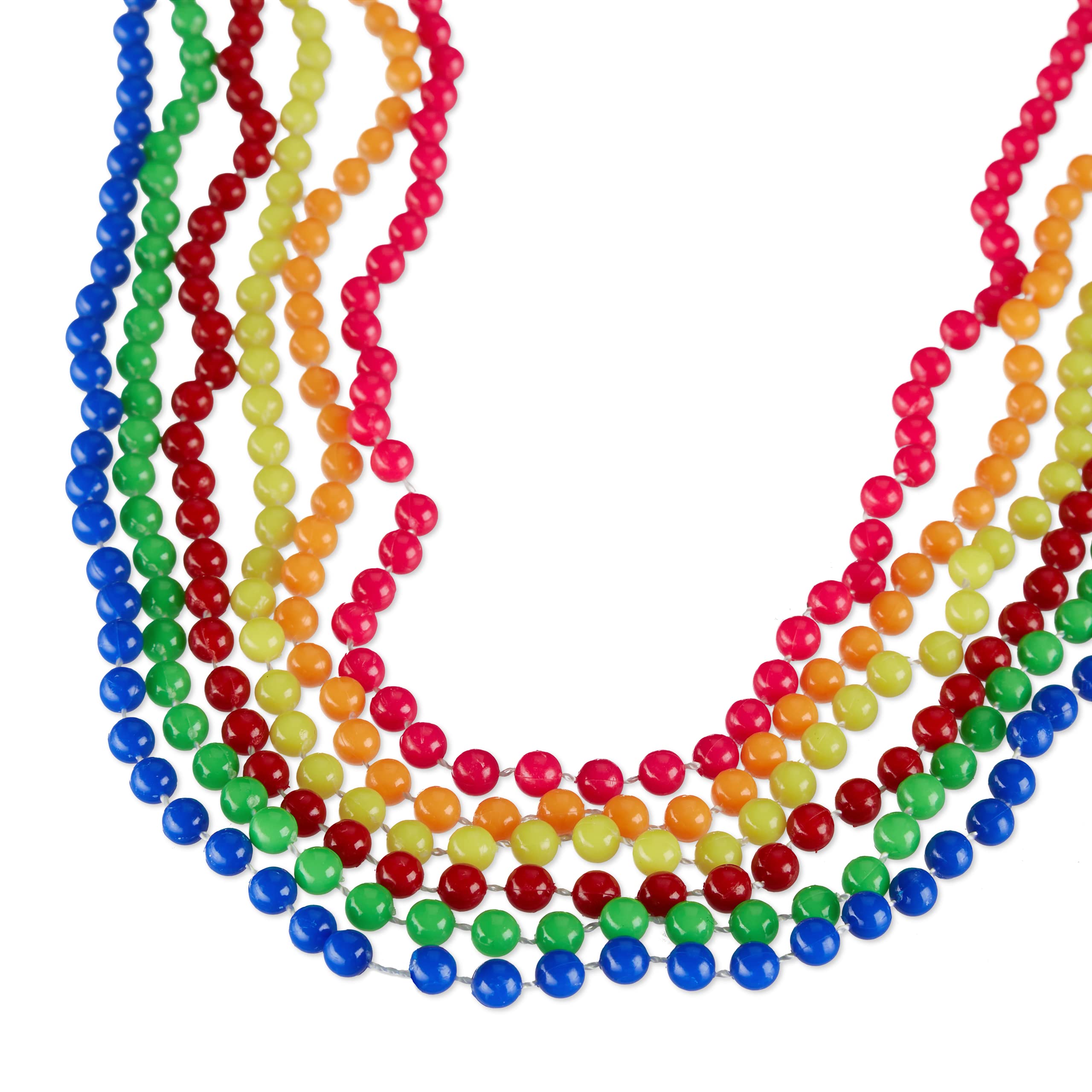 relaxdays-48x-perlenketten-neon-hippiekette-80er-kost-m-accessoire-6-farben image 7