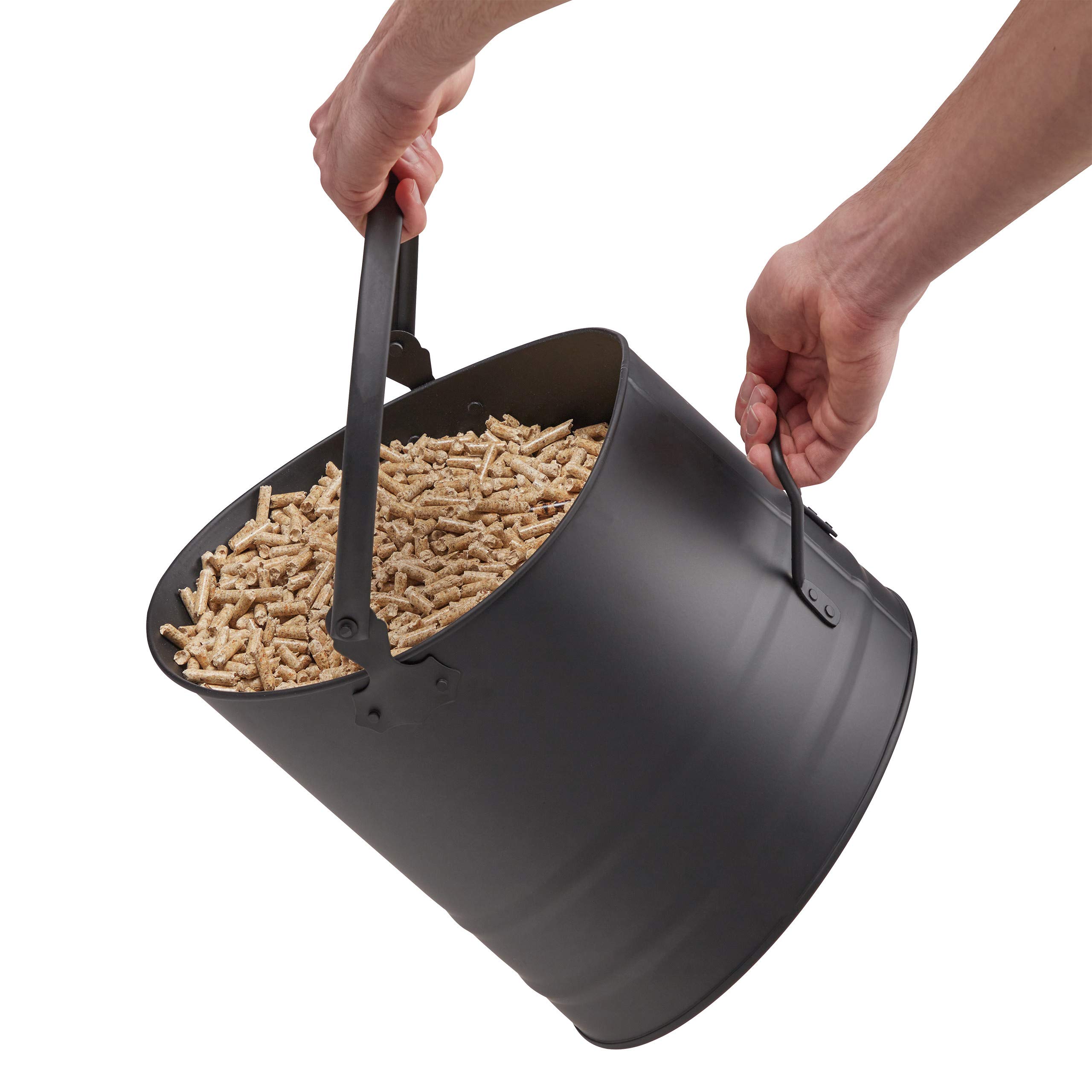 relaxdays-pelleteimer-3er-set-metall-kohleeimer-mit-griff-klappbarem-henkel-21-2 image 7