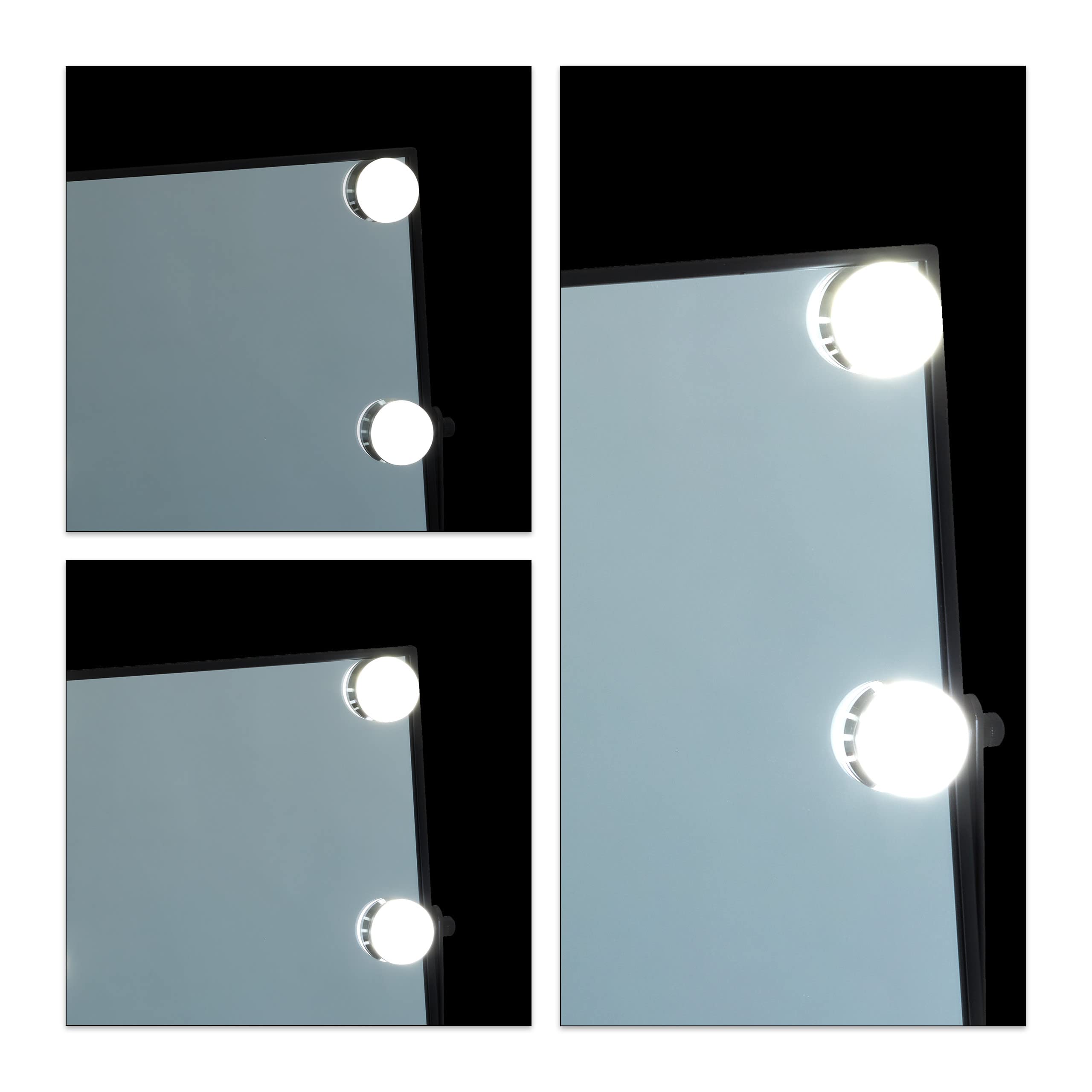 relaxdays-hollywood-spiegel-led-6-gl-hbirnen-schwarz-35-x-30-x-6-cm image 7