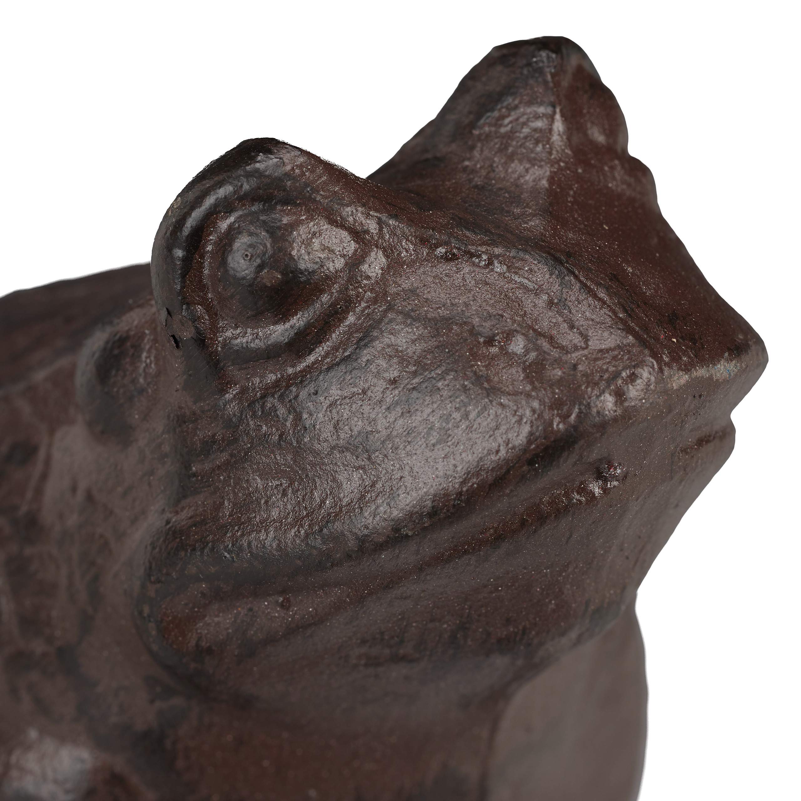 relaxdays-gartenfigur-frosch-sitzend-gusseisen-antik-braun image 6