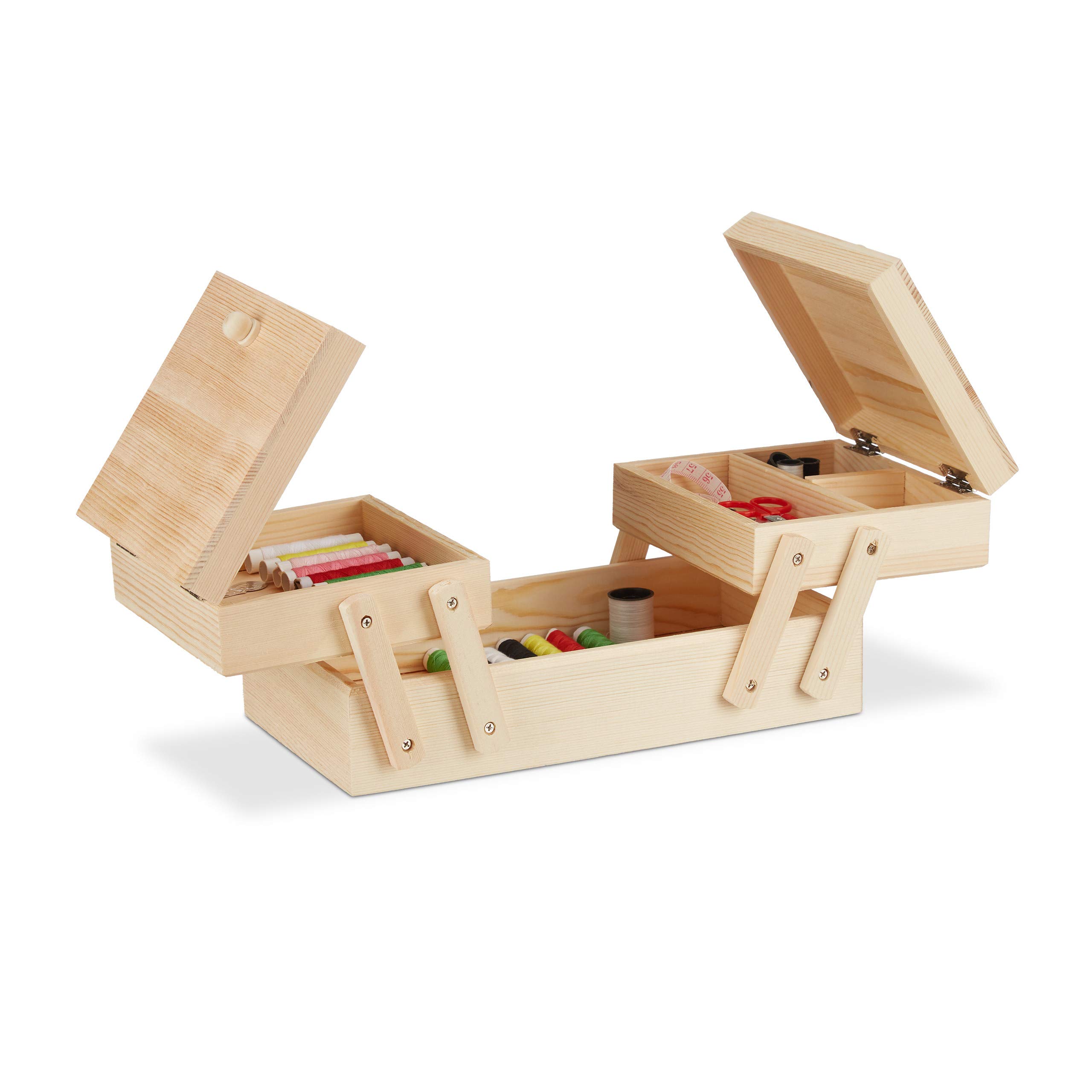 relaxdays-n-hk-stchen-holz-natur-ausklappbar-5-f-cher-leer image 1