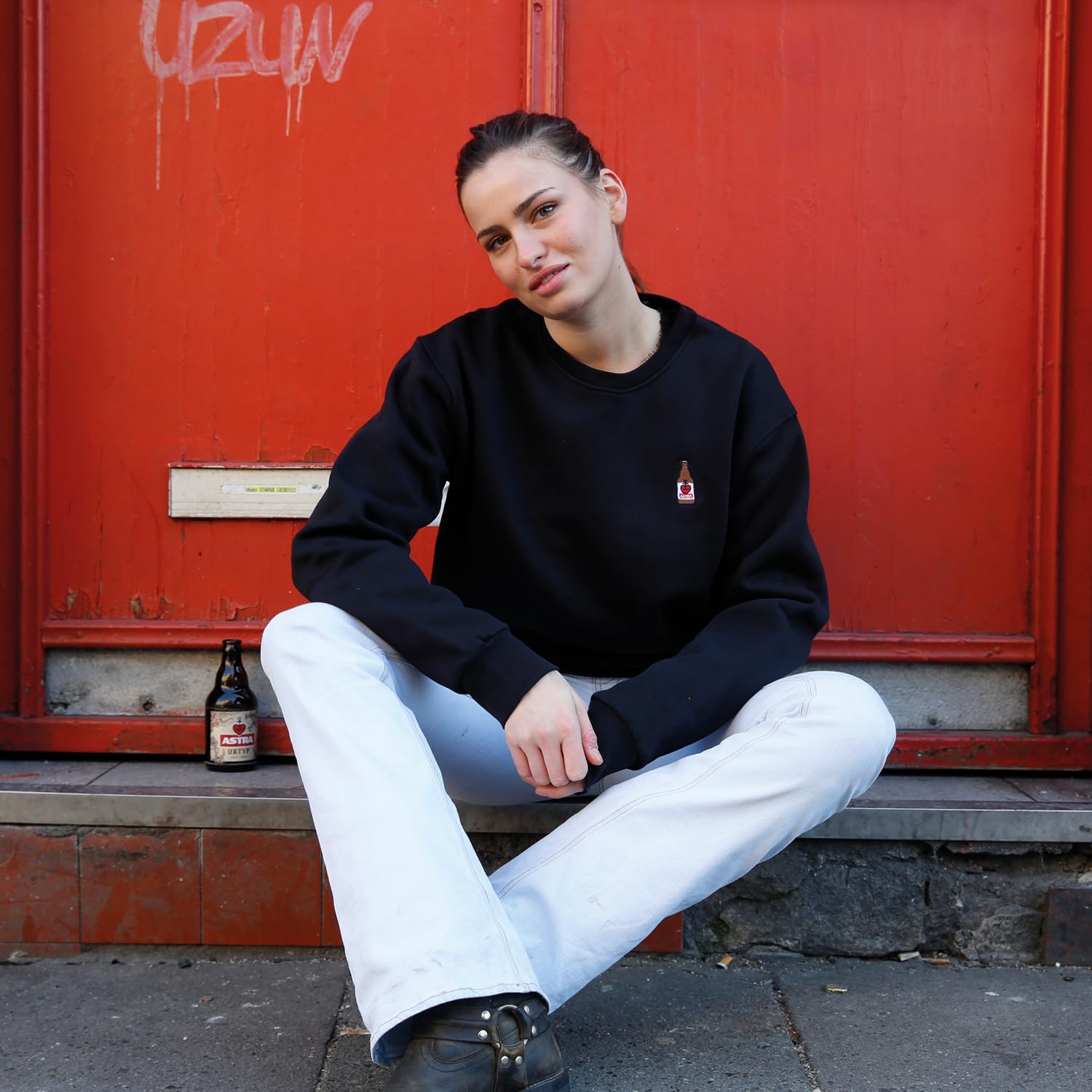 astra-x-fashion-drinks-sweatshirt-unisex-bio-baumwolle-schwarz image 6