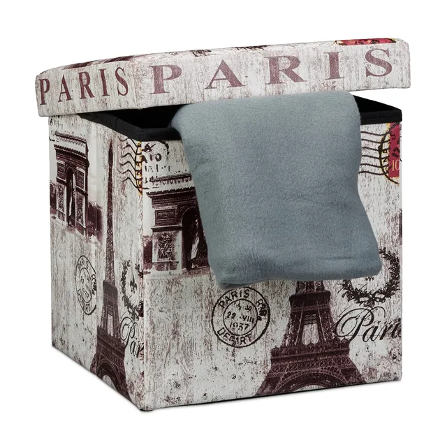 relaxdays-sitzhocker-faltbar-38-x-38-x-38-cm-paris-300-kg image 1