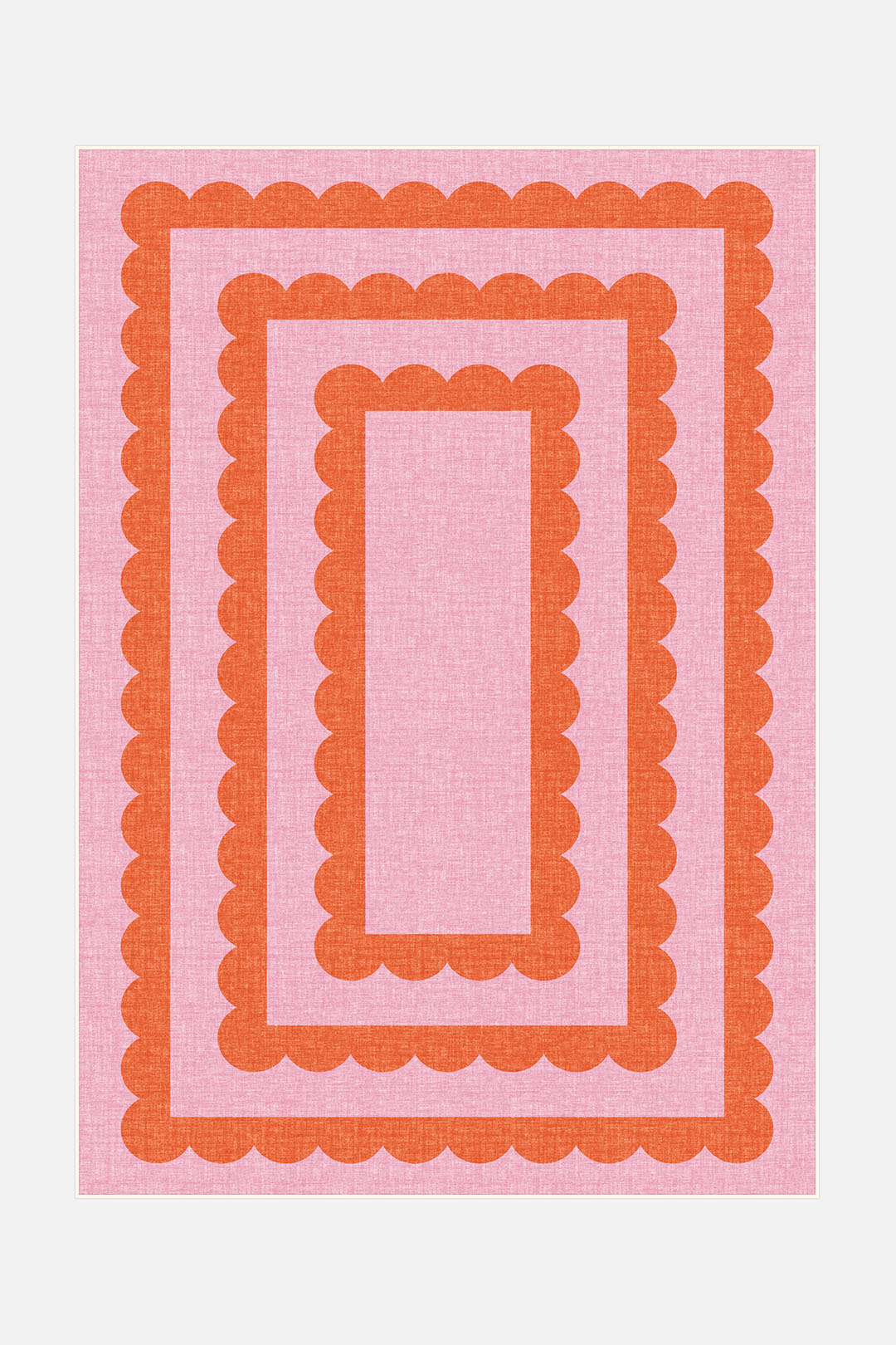 teppana-ellie-koralle-teppich-waschbar-geometrisch image 1