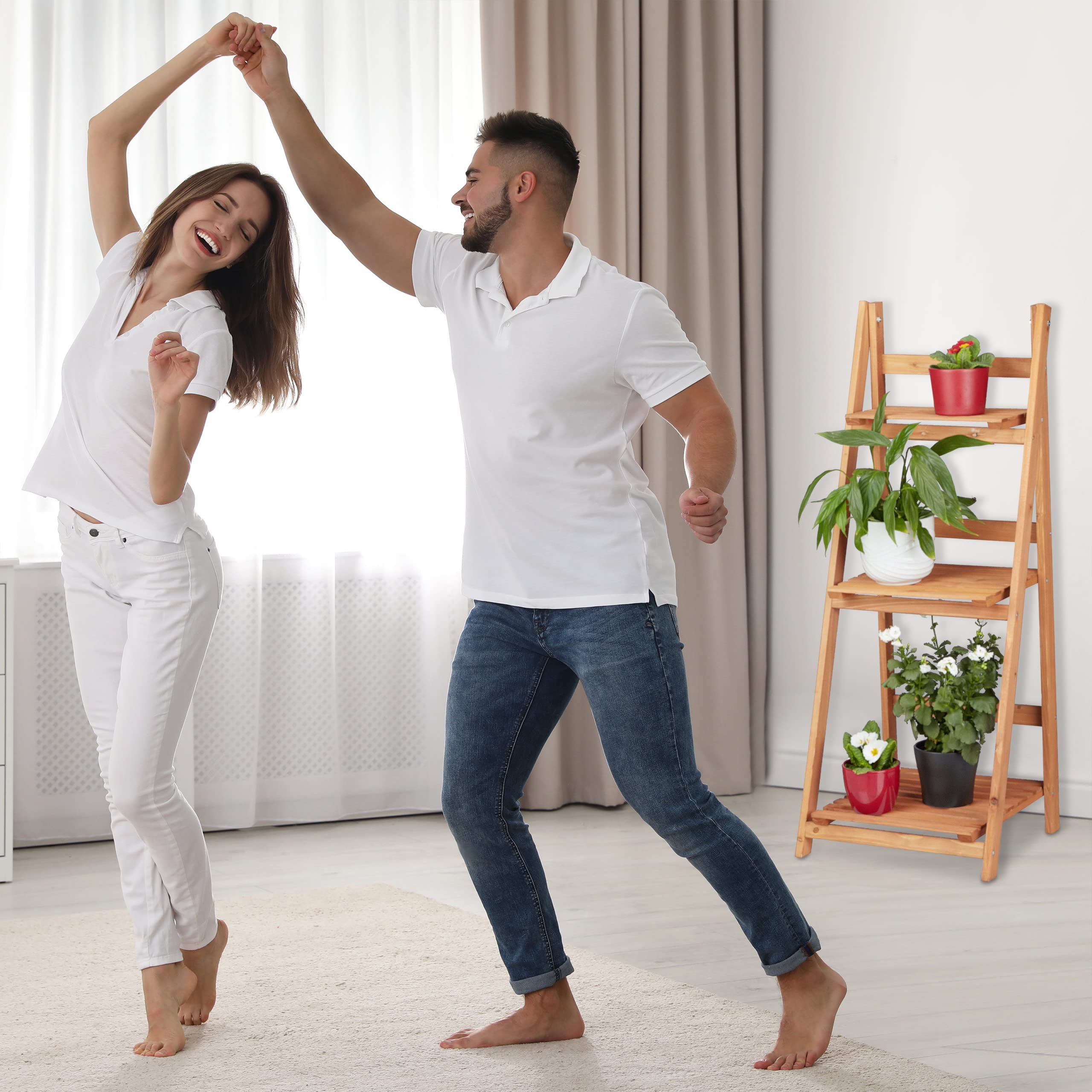 relaxdays-blumentreppe-holz-3-stufig-klappbar-107-5-x-41-x-40-cm-braun image 2