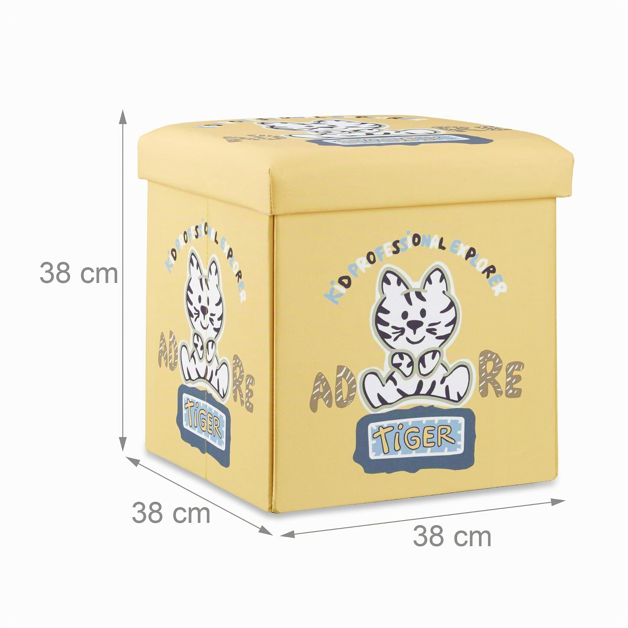 relaxdays-sitzhocker-kinder-tiger-38-x-38-x-38-cm-faltbare-aufbewahrungsbox-40-l image 3