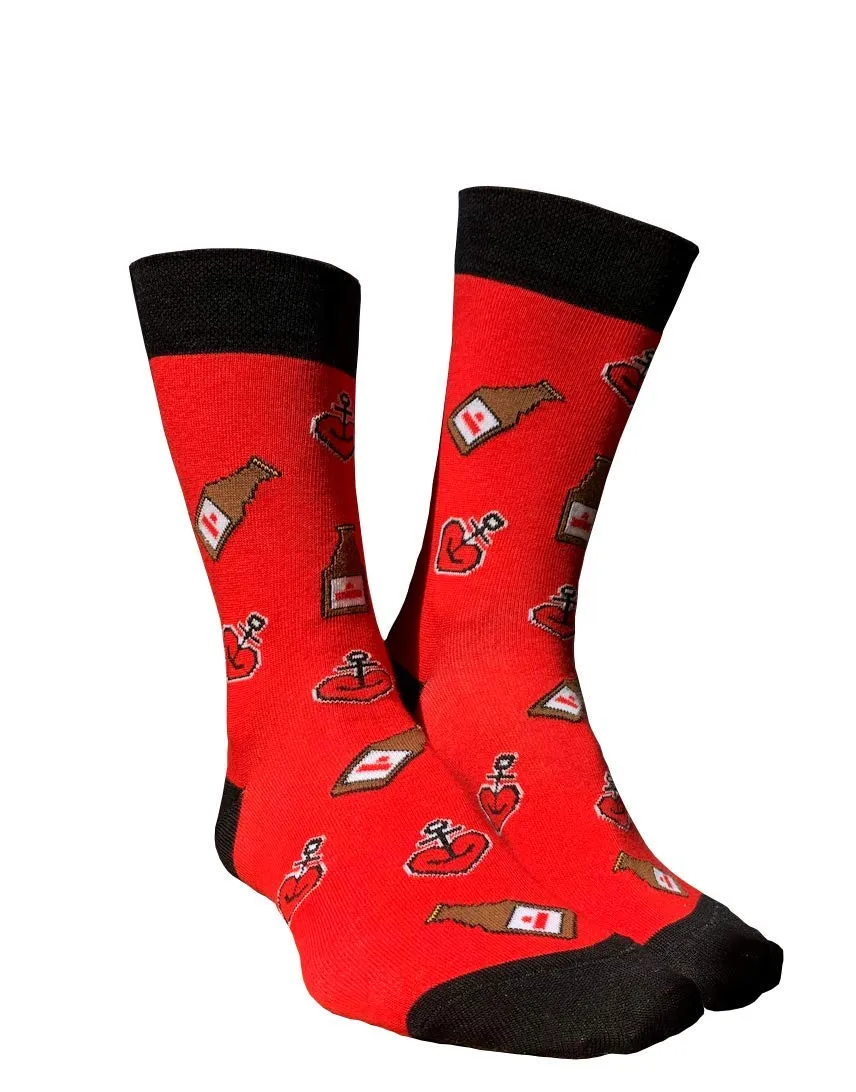astra-urtyp-socken-rot-baumwolle-damen-herren-st-pauli image 1