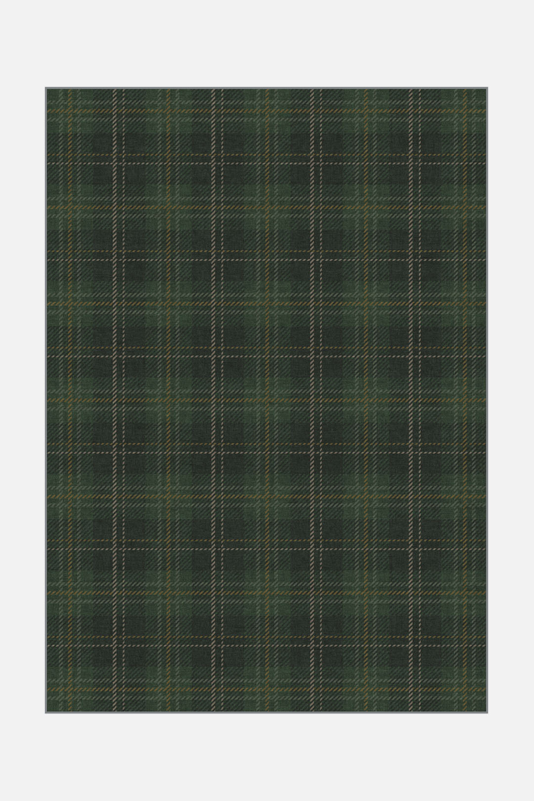 teppana-tartanmuster-nadelwald-teppich-waschbarer-indoor-teppich image 1