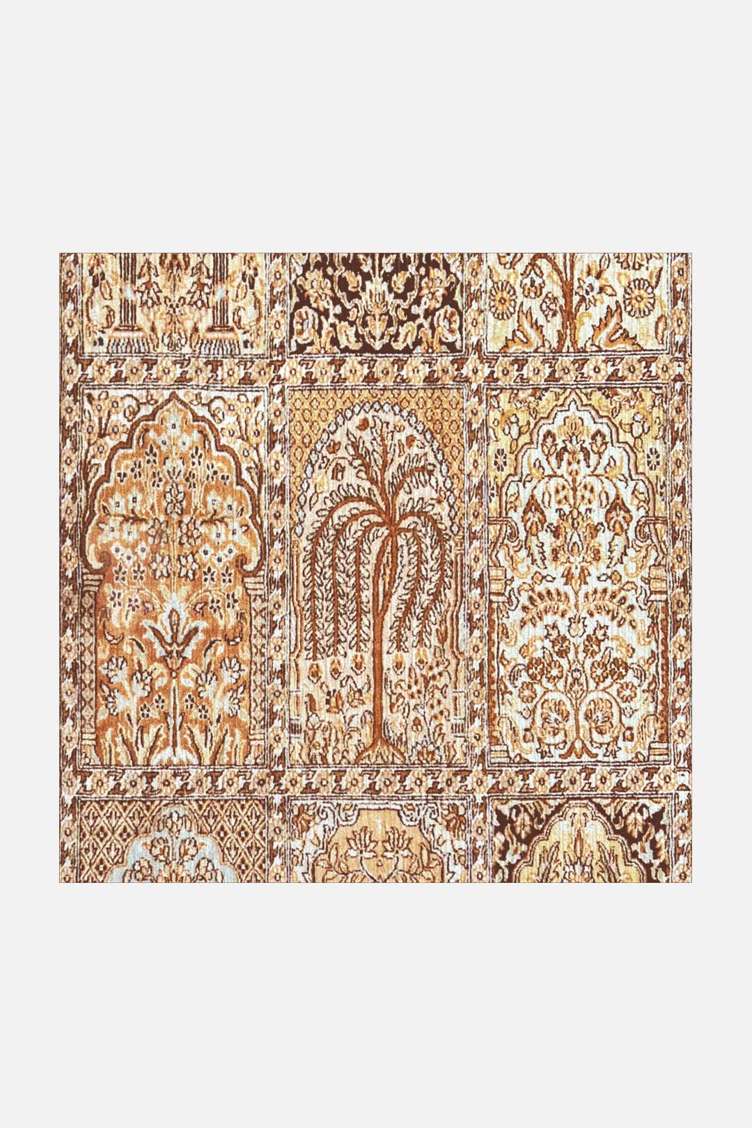 teppana-banafsheh-beige-teppich-waschbar-klassisch image 3