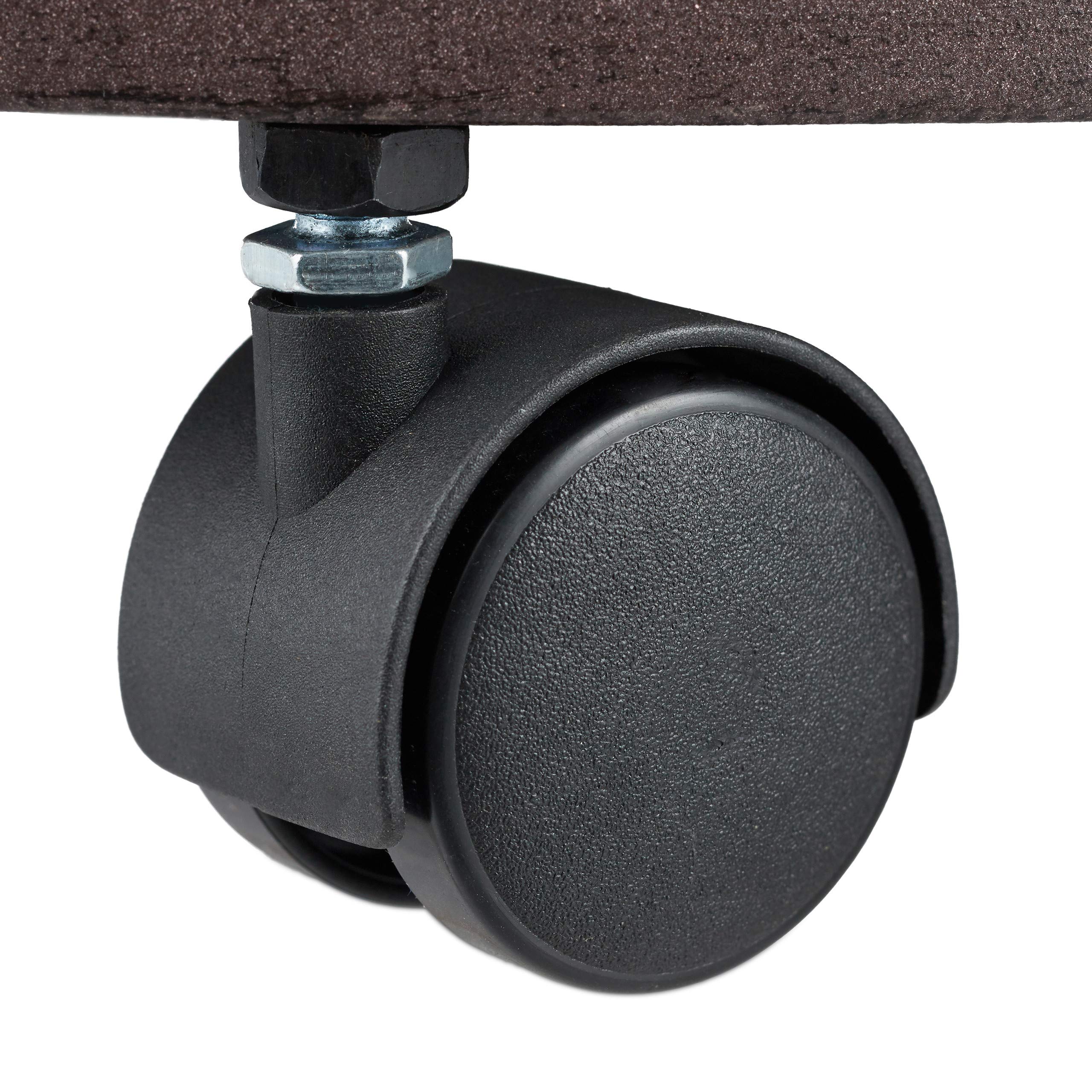 relaxdays-pflanzenroller-rund-metall-38-cm-braun-antik image 6