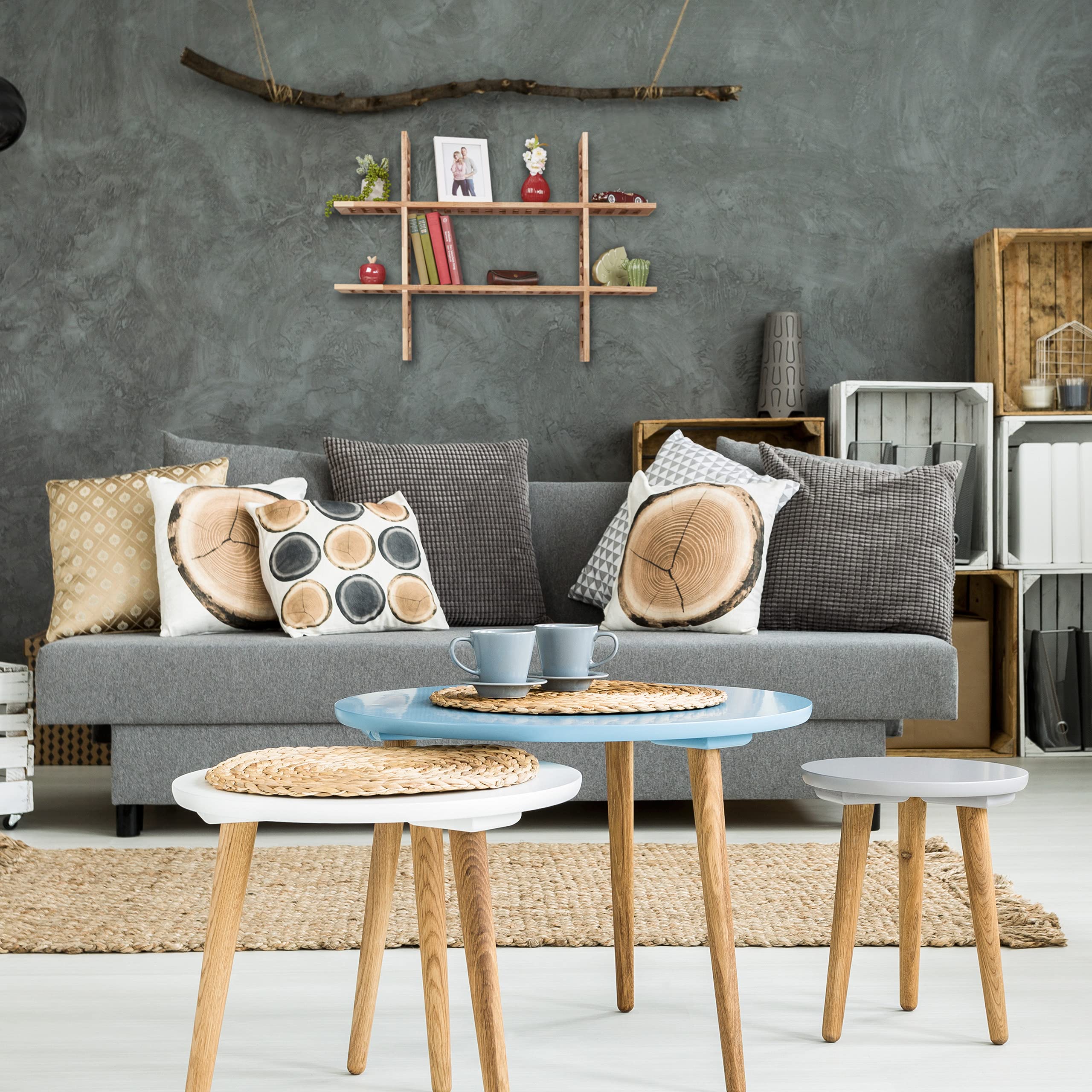 relaxdays-dekoregal-zum-aufh-ngen-66x93x22-cm-walnuss-holz-mit-6-ablagen image 5