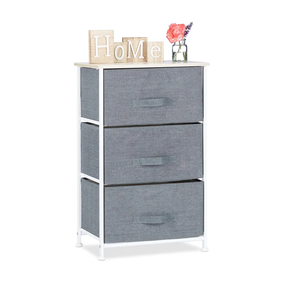 relaxdays-regalsystem-mit-3-stoff-schubladen-73x45x30-cm-grau-wei image 1