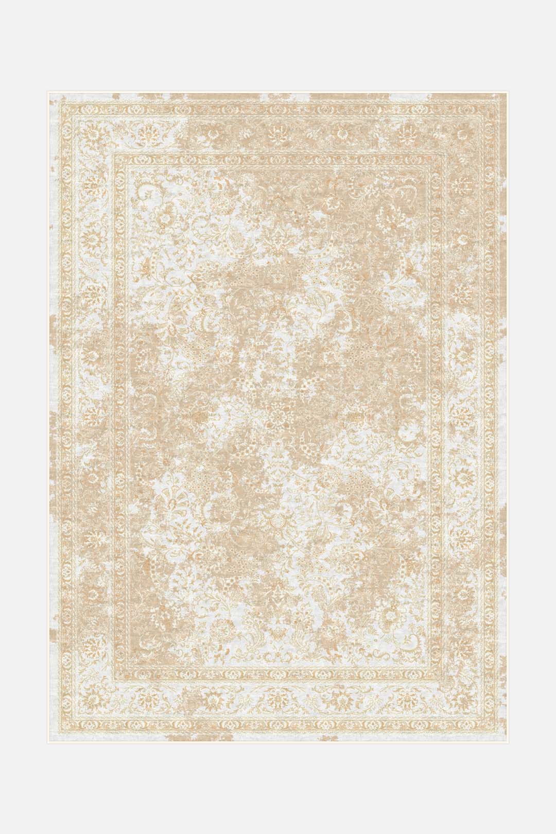 teppana-manu-beige-teppich-boho-waschbar image 1