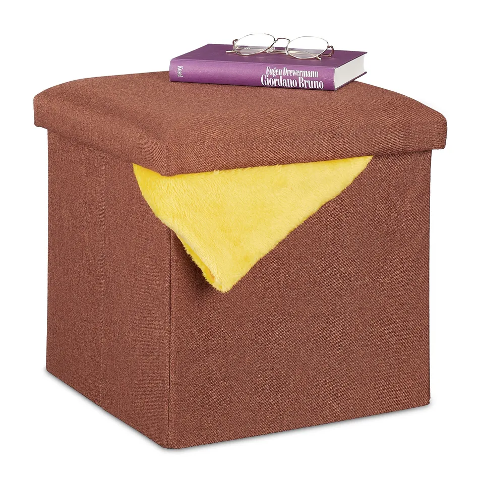 relaxdays-sitzhocker-mit-stauraum-faltbar-37-x-37-5-x-37-5-cm-braun image 1