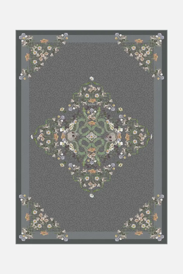 teppana-harry-potter-schlangen-basalt-teppich-waschbarer-lizenz-teppich image 1
