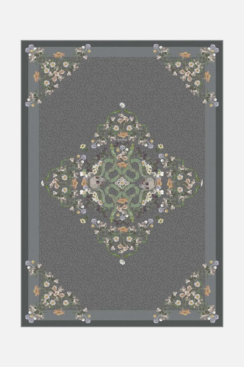 teppana-harry-potter-schlangen-basalt-teppich-waschbarer-lizenz-teppich image 1