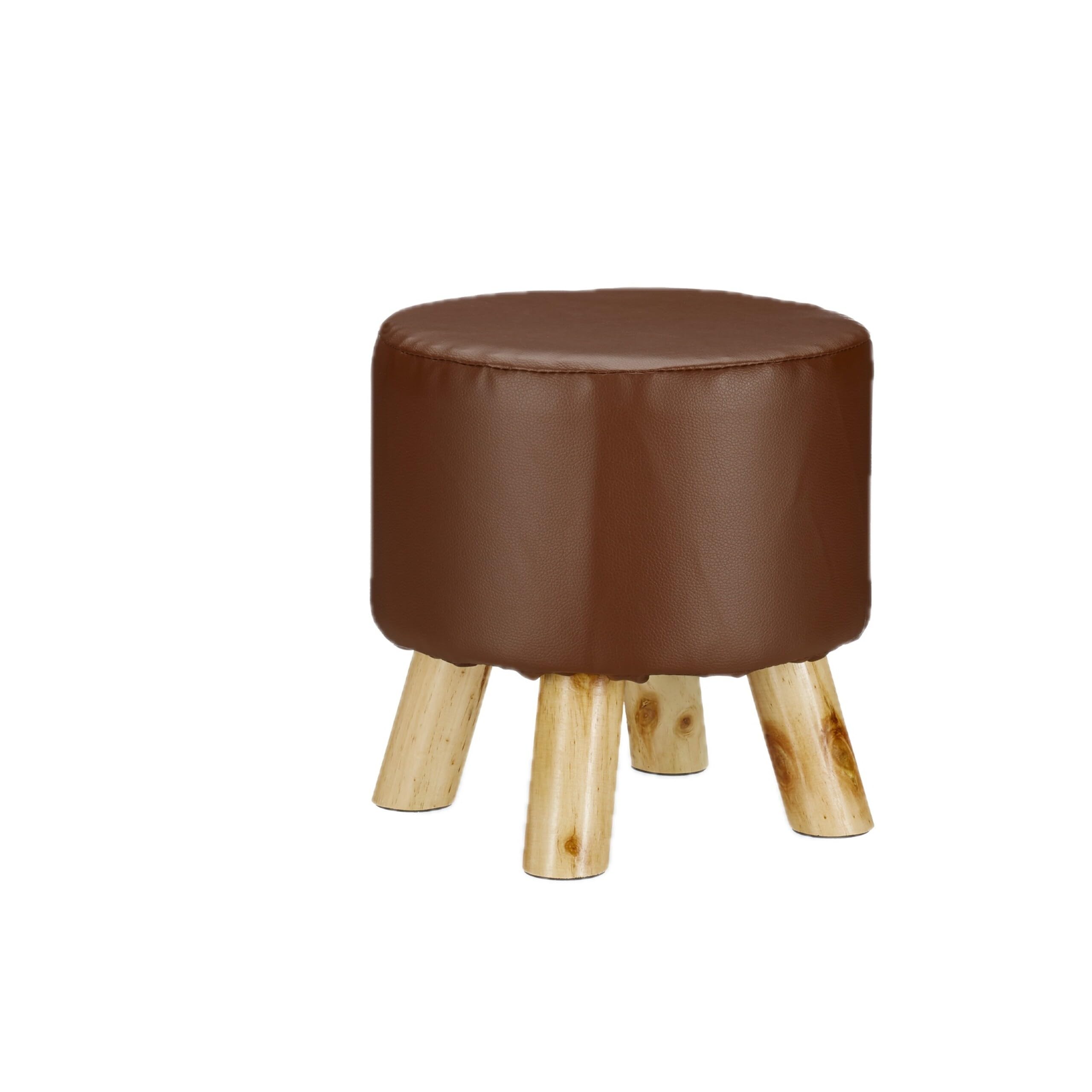 relaxdays-hocker-kunstleder-gepolstert-braun-30-x-30-cm-mit-holzbeinen image 4