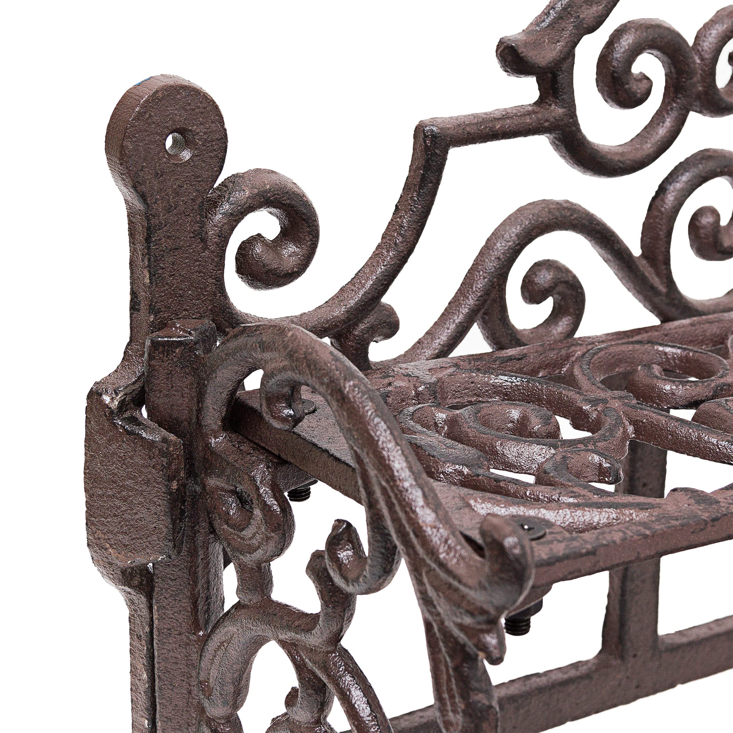 relaxdays-blumentreppe-gusseisen-3-ebenen-36x42x31cm-bronze image 7