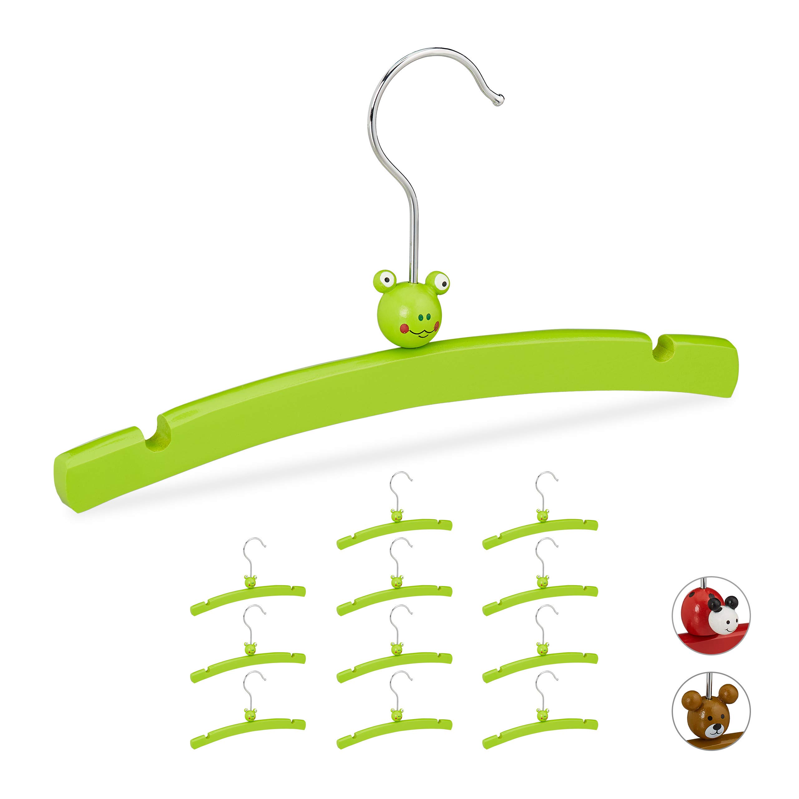 relaxdays-kleiderb-gel-kinder-b-r-12er-set-holz-braun image 8