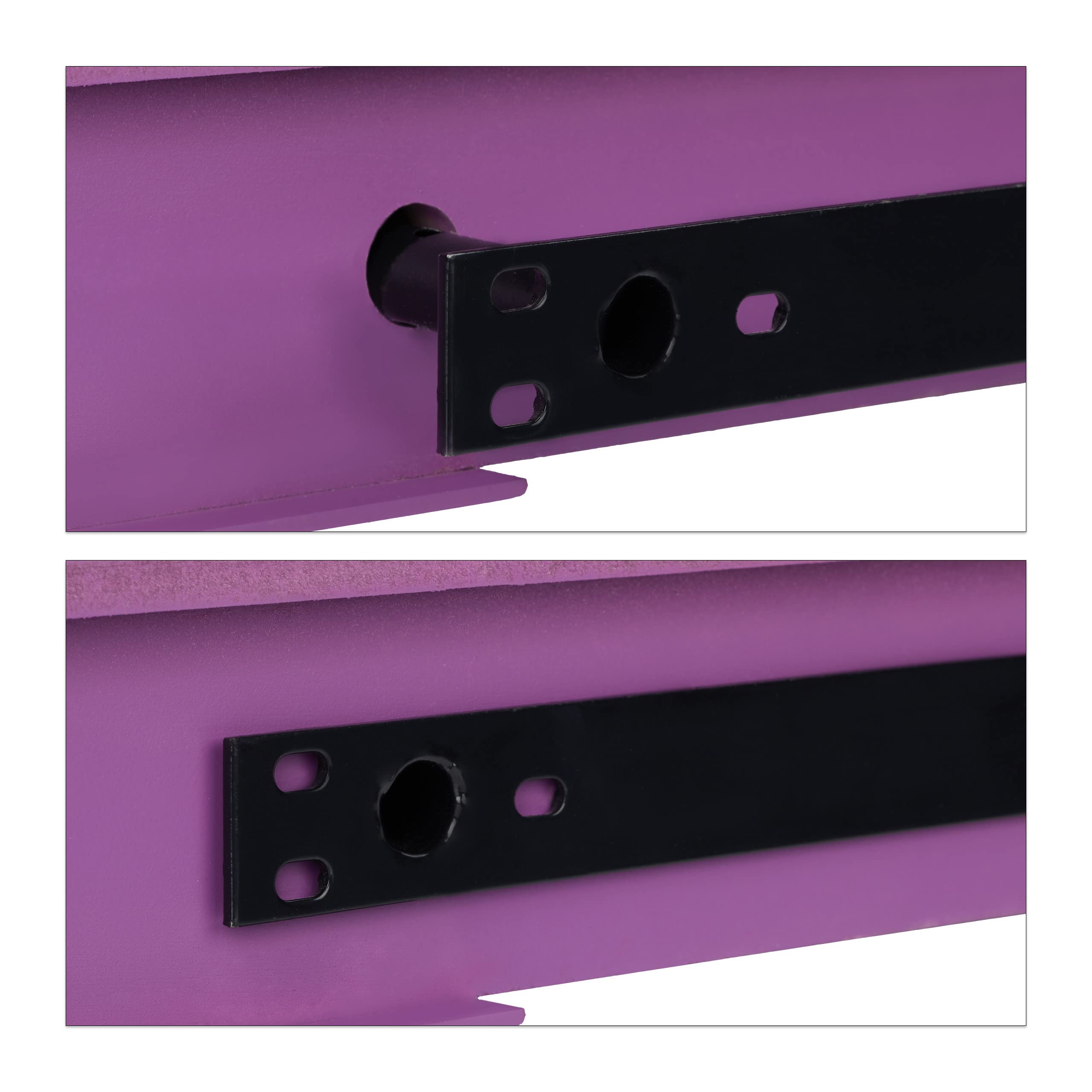 relaxdays-wandregal-mit-schublade-25-cm-tief-violett-mdf image 5