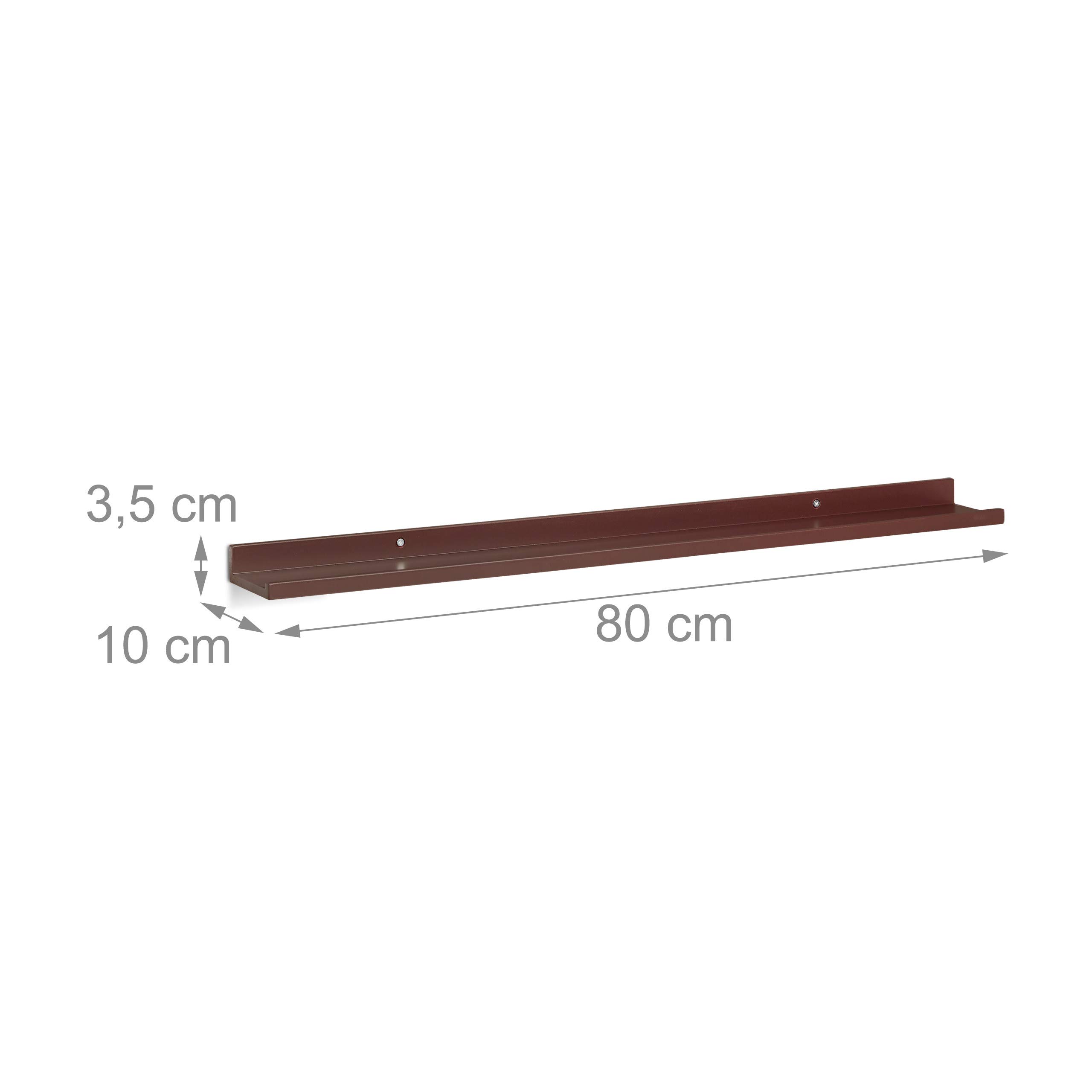 relaxdays-schweberegal-schmal-80x10-cm-mdf-braun image 3