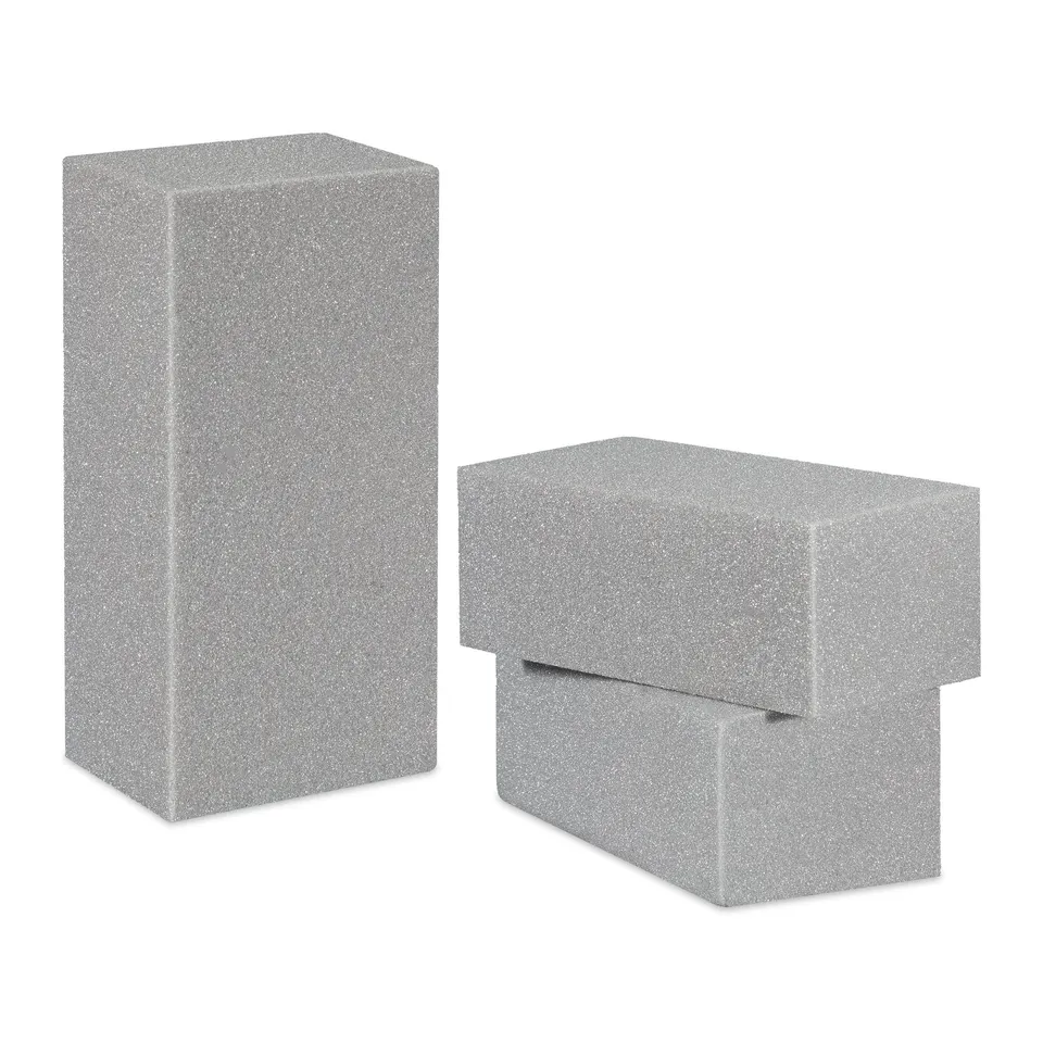 relaxdays-steckschaum-f-r-trockenblumen-3er-set-7-5x20x10-cm-grau image 1