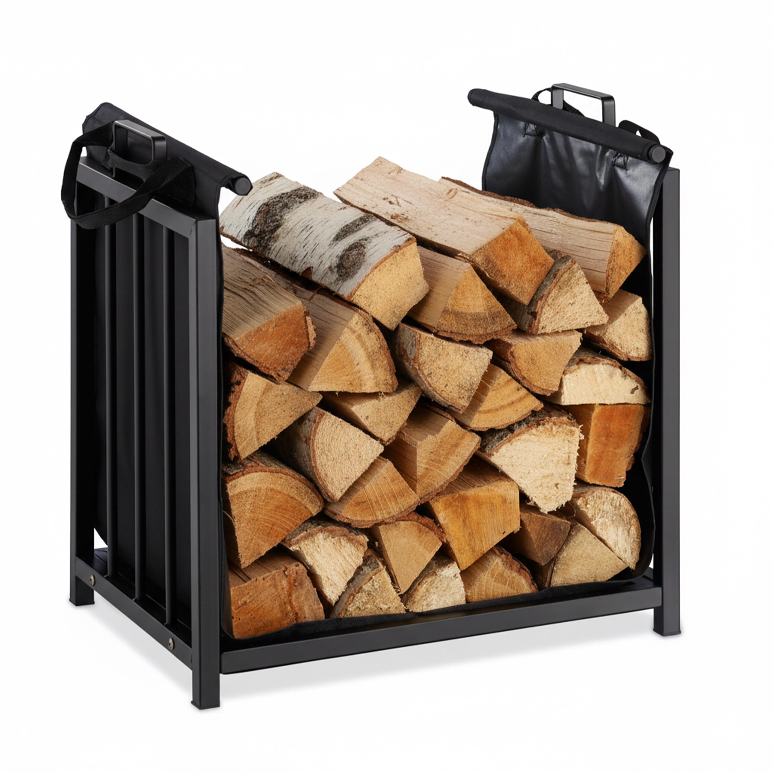 relaxdays-kaminholzst-nder-stahl-schwarz-50-x-51-x-37-cm-mit-tragetasche image 1