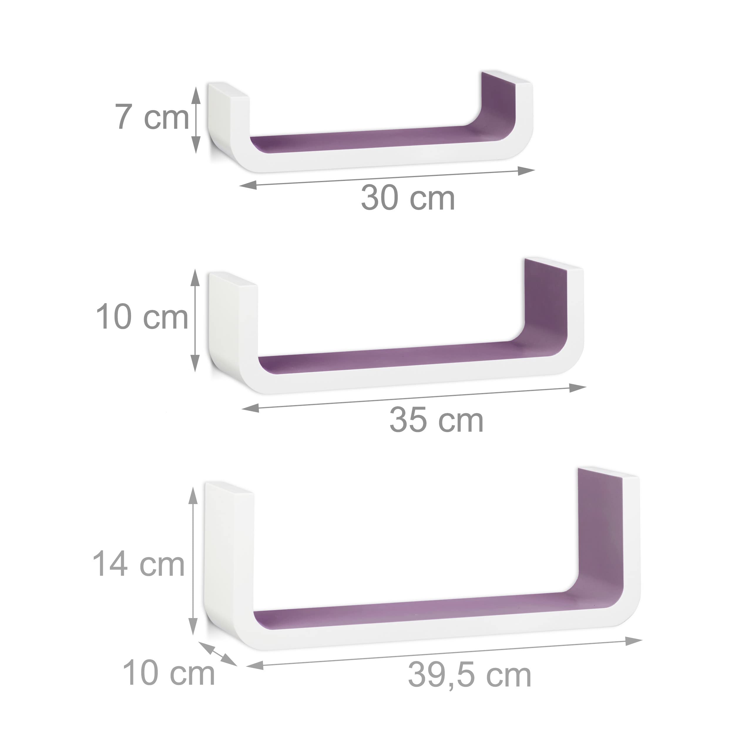 relaxdays-wandregal-3er-set-u-form-wandboard-10-cm-tief-bis-40-cm-breit-wei-viol image 3