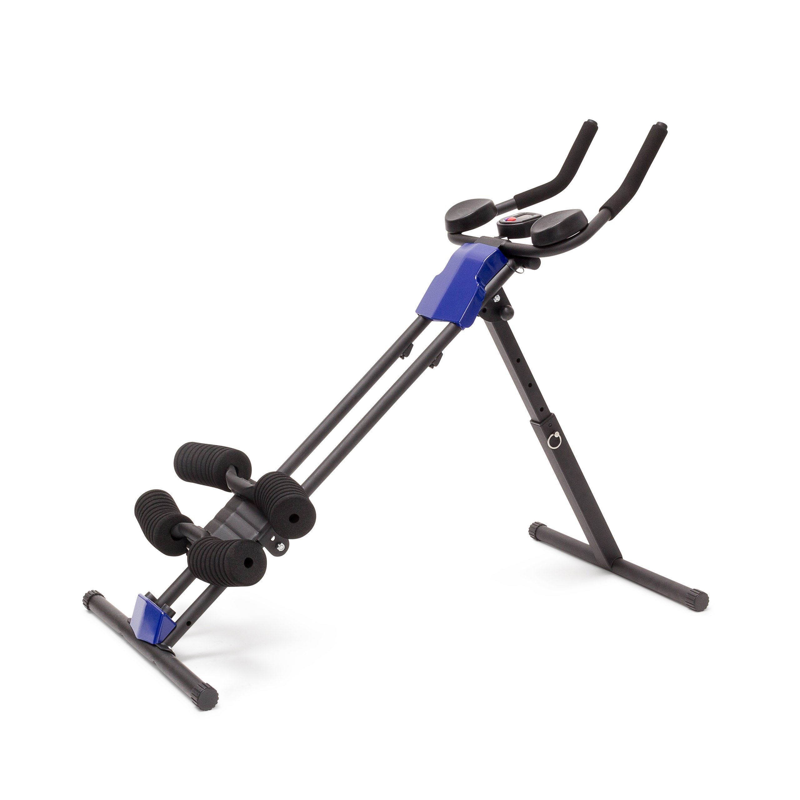 relaxdays-bauchtrainer-klappbar-mit-trainingscomputer-schwarz-82x54x102-cm image 1