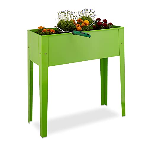 relaxdays-hochbeet-metall-schmal-80-5-x-81-5-x-31-cm-hellgr-n image 8