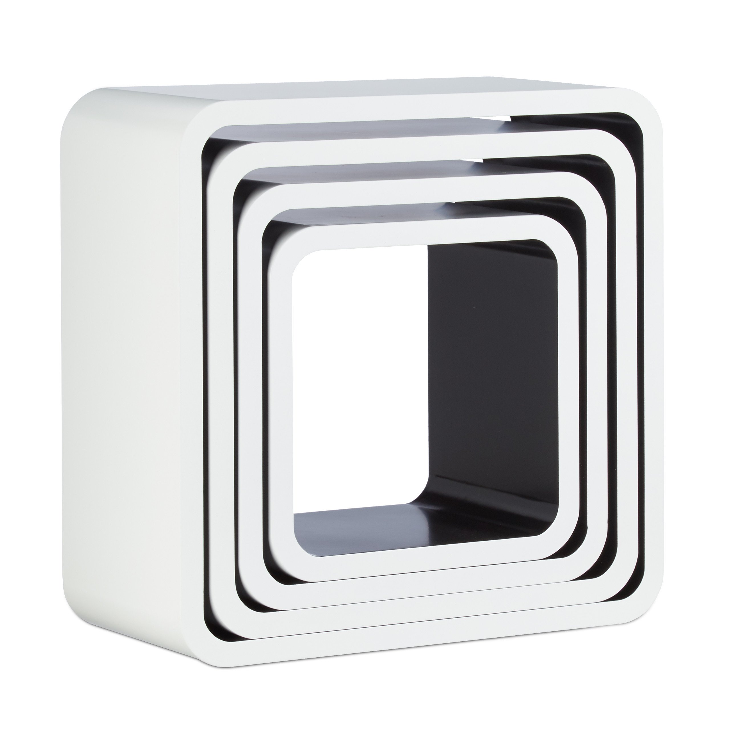 relaxdays-wandregal-cube-im-4er-set-quadratische-mdf-wandboards-wei-schwarz-4-gr image 5