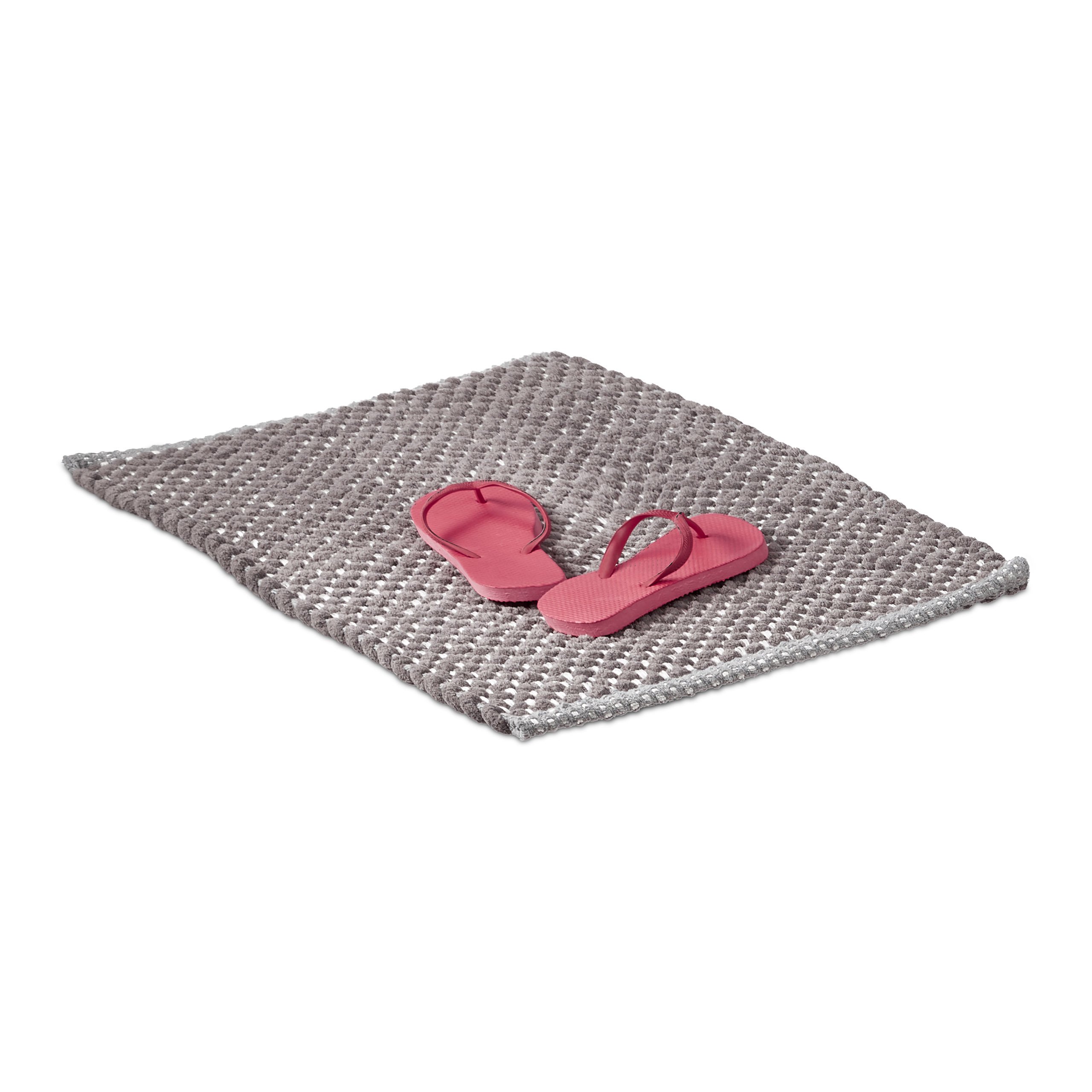 relaxdays-badteppich-70x120-cm-grau-rutschfester-badematte-badl-ufer-flauschig image 6