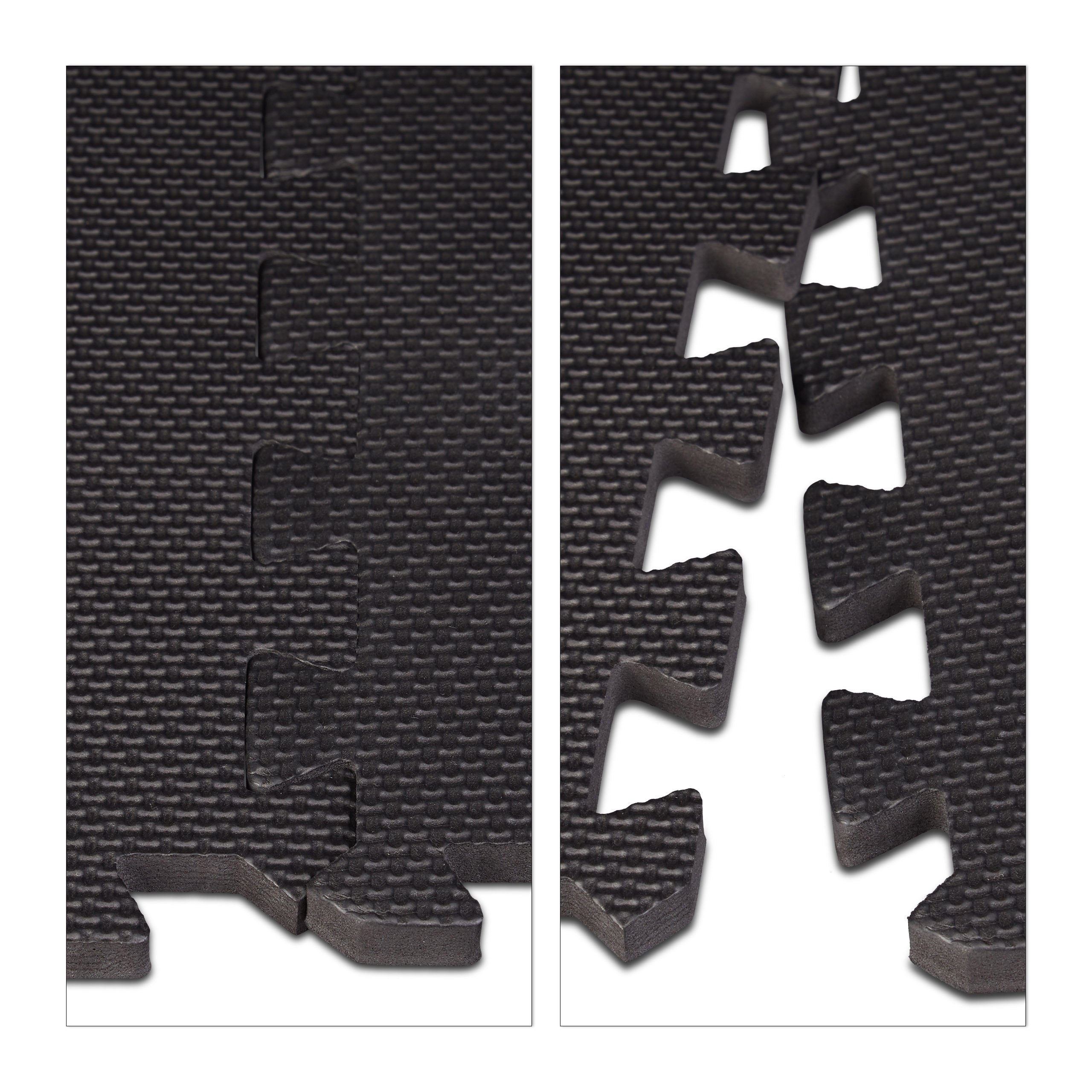 relaxdays-bodenschutzmatte-24er-set-schwarz-30x30-cm-2-1-m image 3