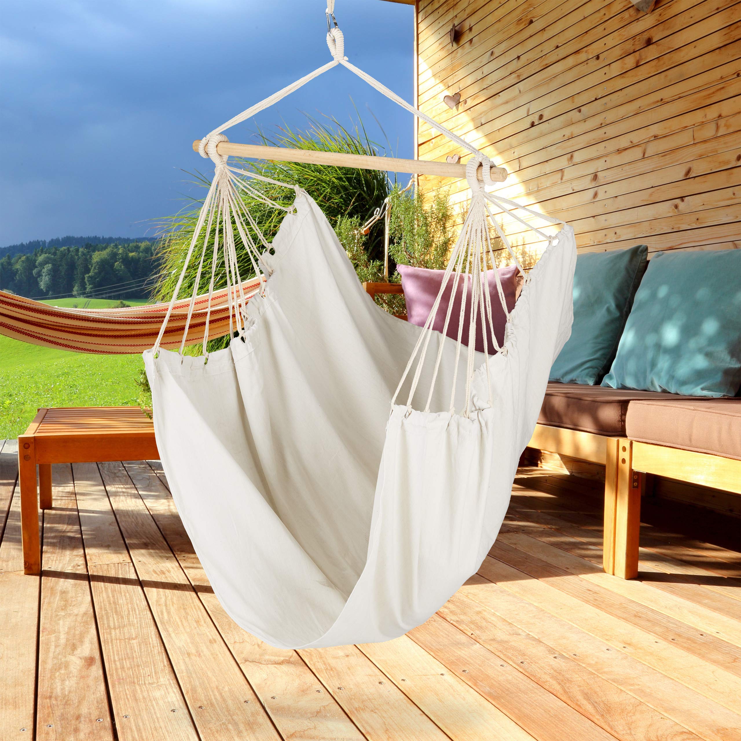 relaxdays-h-ngesitz-xl-baumwolle-beige-bis-150-kg image 2