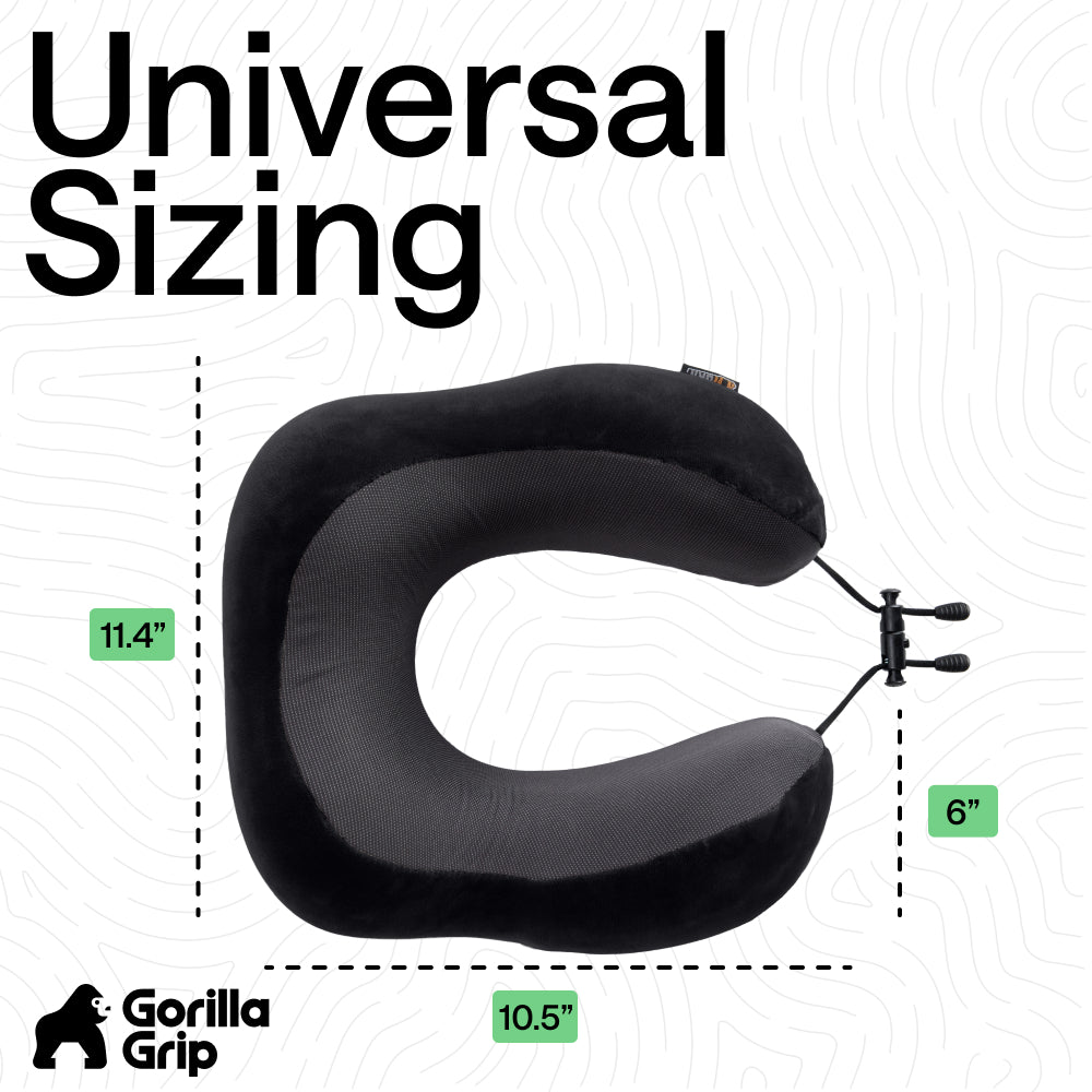 gorilla-grip-travel-neck-pillow-nackenkissen-memory-foam image 6
