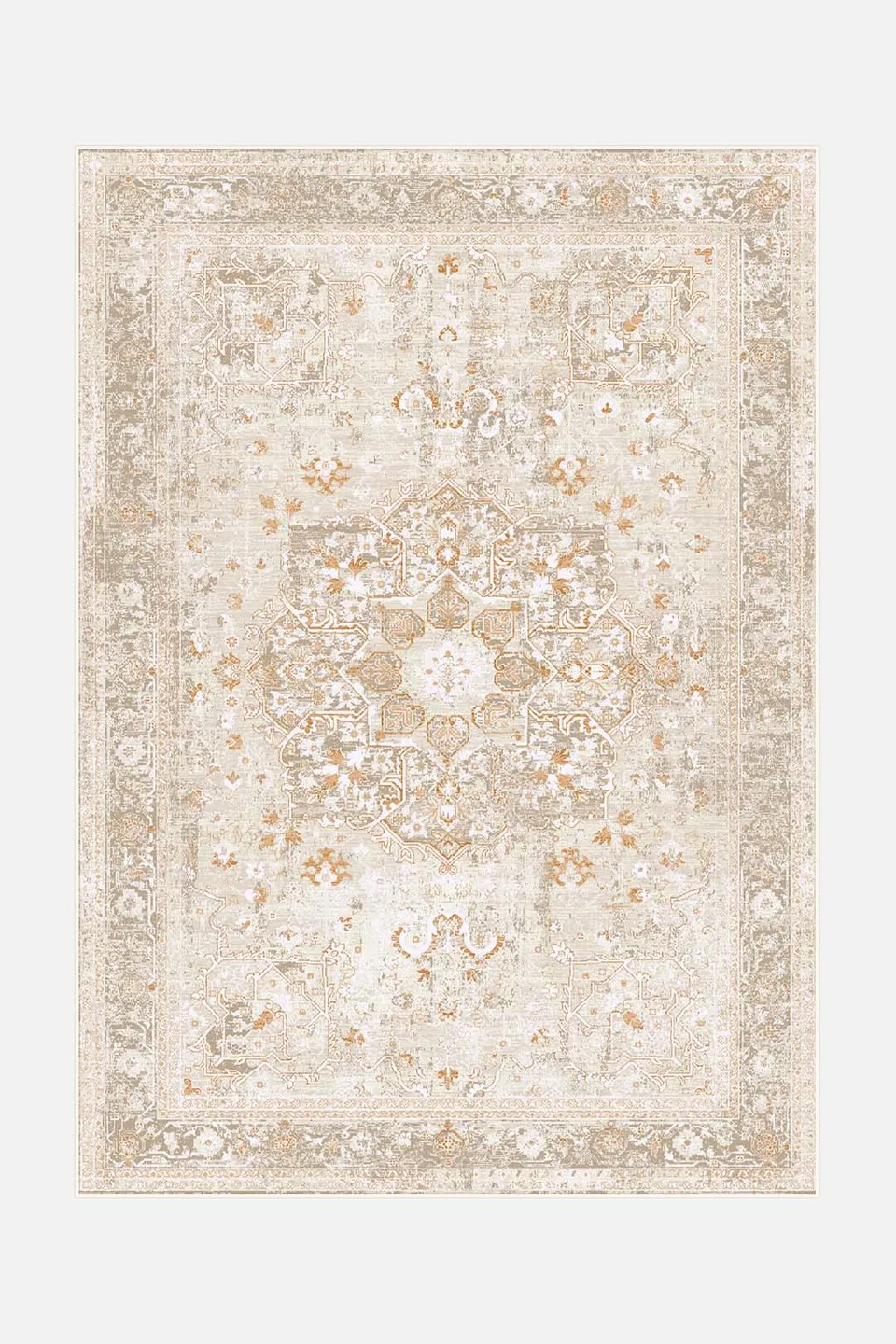 teppana-marie-ambra-teppich-bestseller-boho-beige-waschbar image 1
