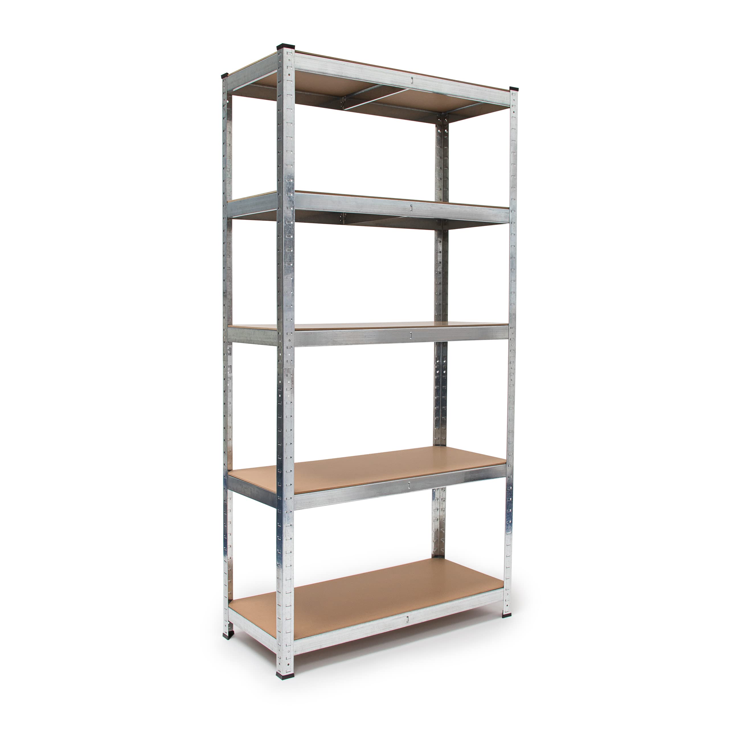 relaxdays-schwerlastregal-180-x-90-x-40-cm-verzinkter-stahl-875-kg-silber image 1