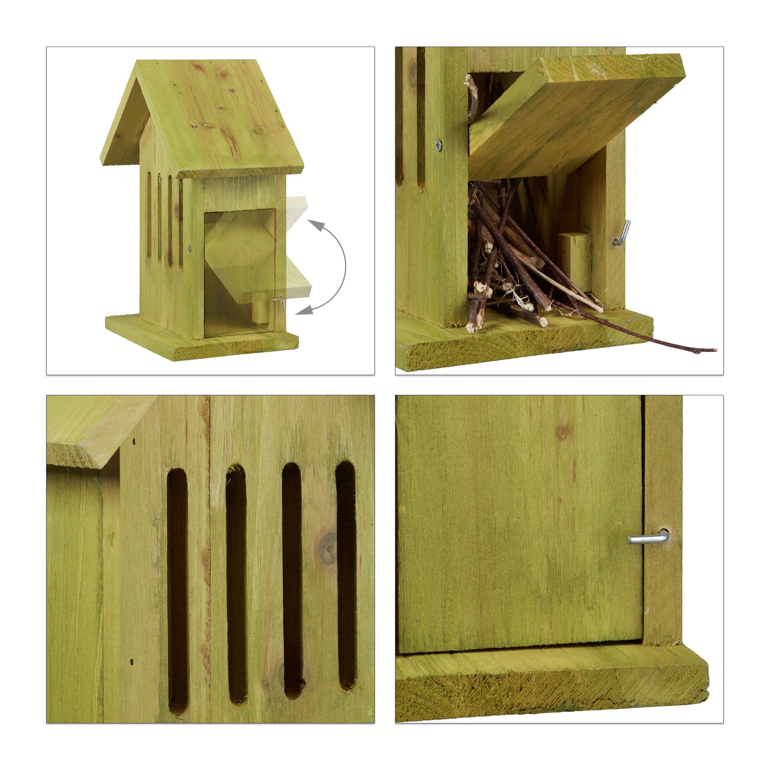 relaxdays-schmetterlingshaus-h-ngend-gr-n-insektenhotel-25-5x18-5x12-cm image 4